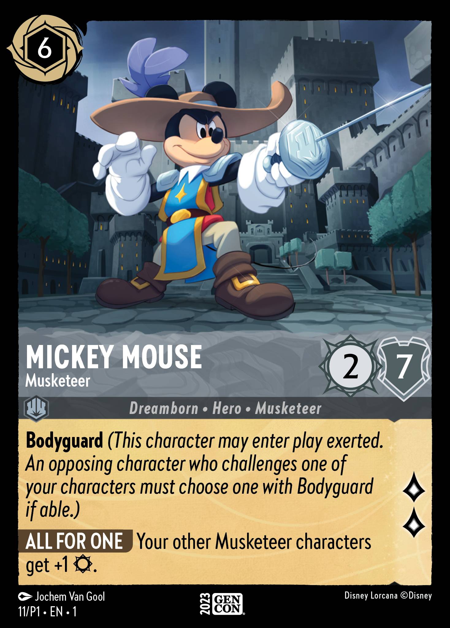 Mickey Mouse - Musketeer (English)