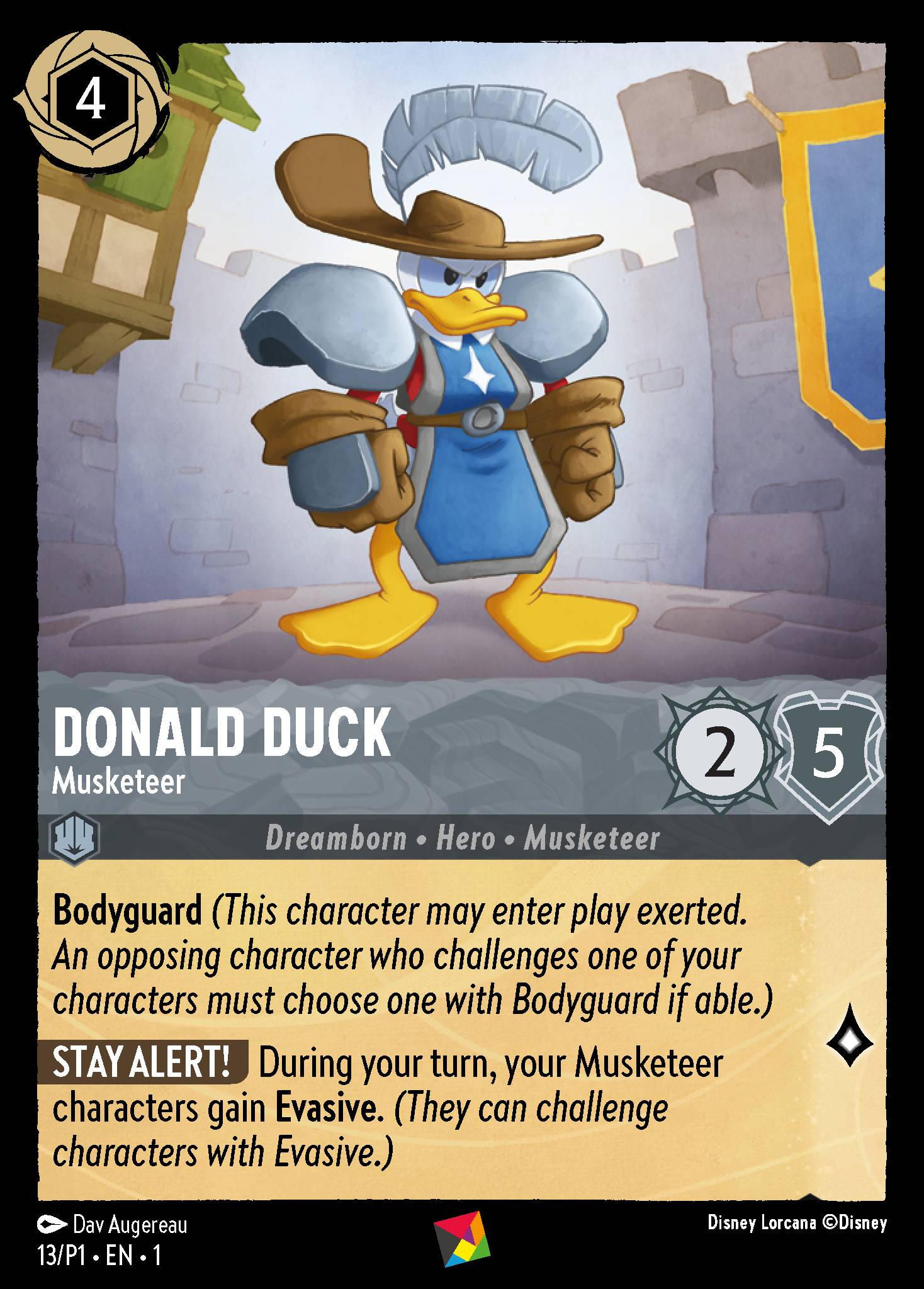 Donald Duck - Musketeer (English)