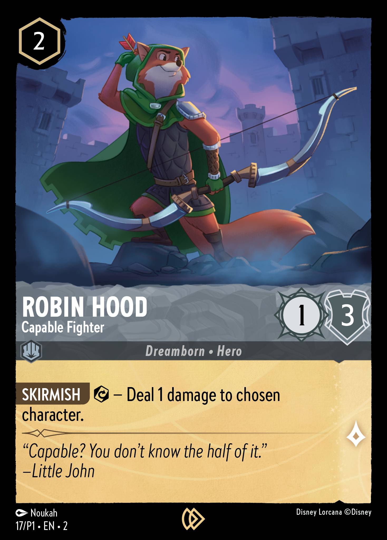 Robin Hood - Capable Fighter (English)