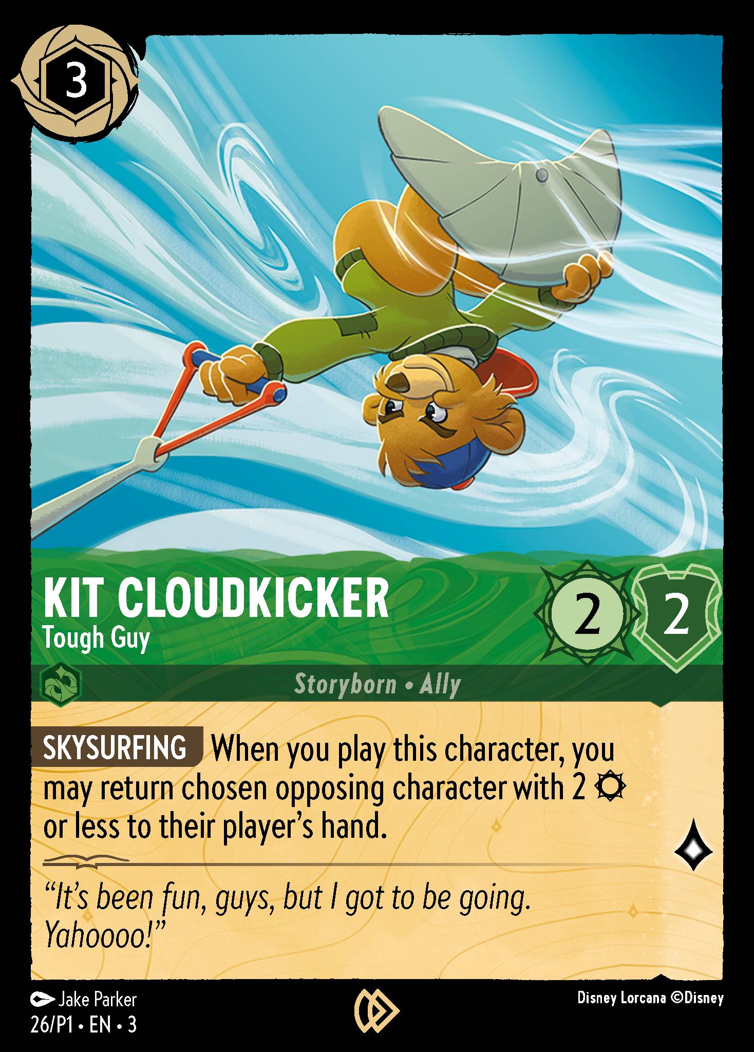 Kit Cloudkicker - Tough Guy (English)