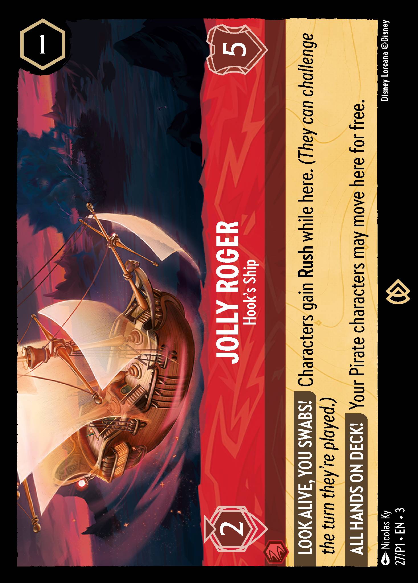 Jolly Roger - Hook's Ship (English)