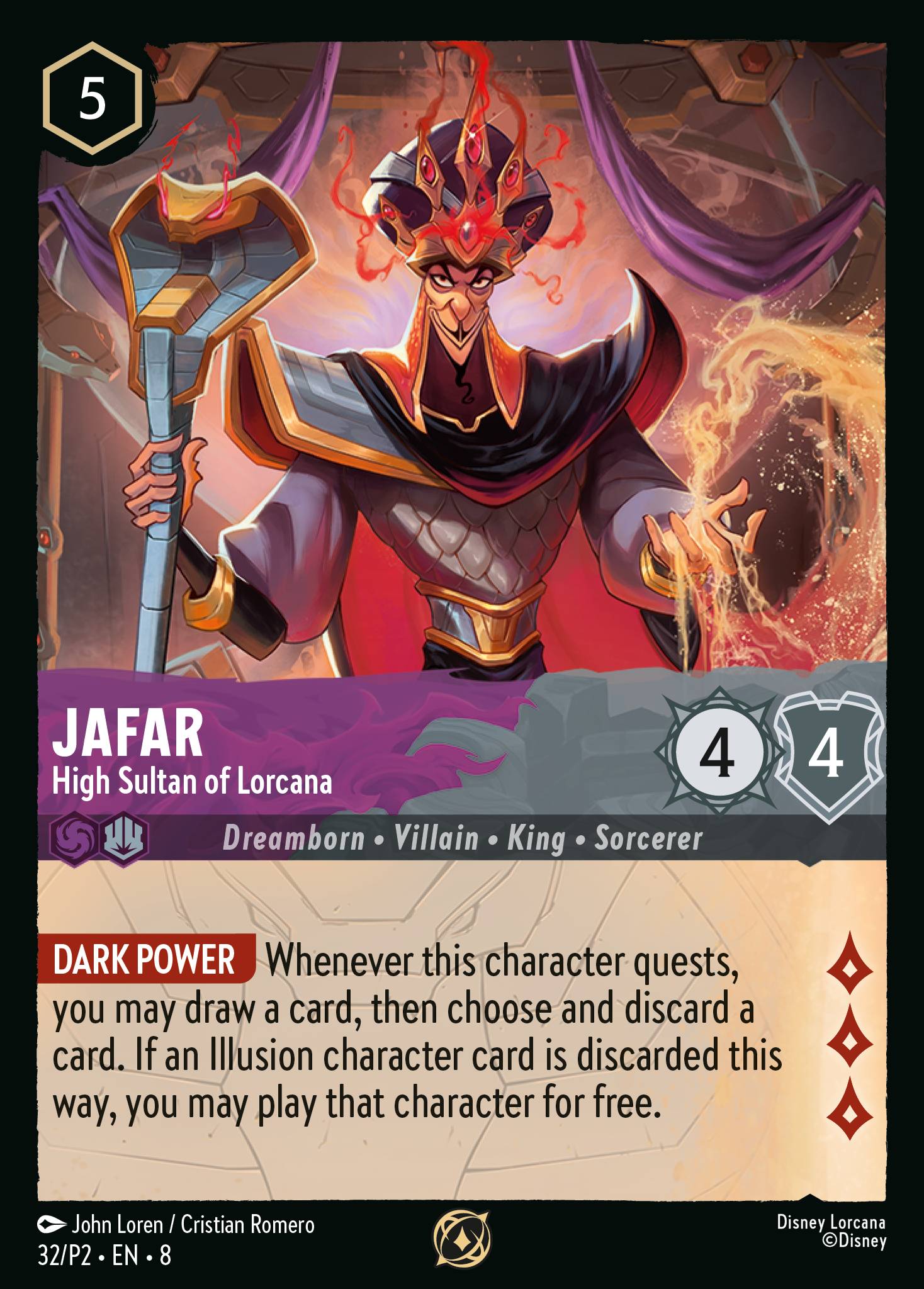 Jafar - High Sultan of Lorcana (English)