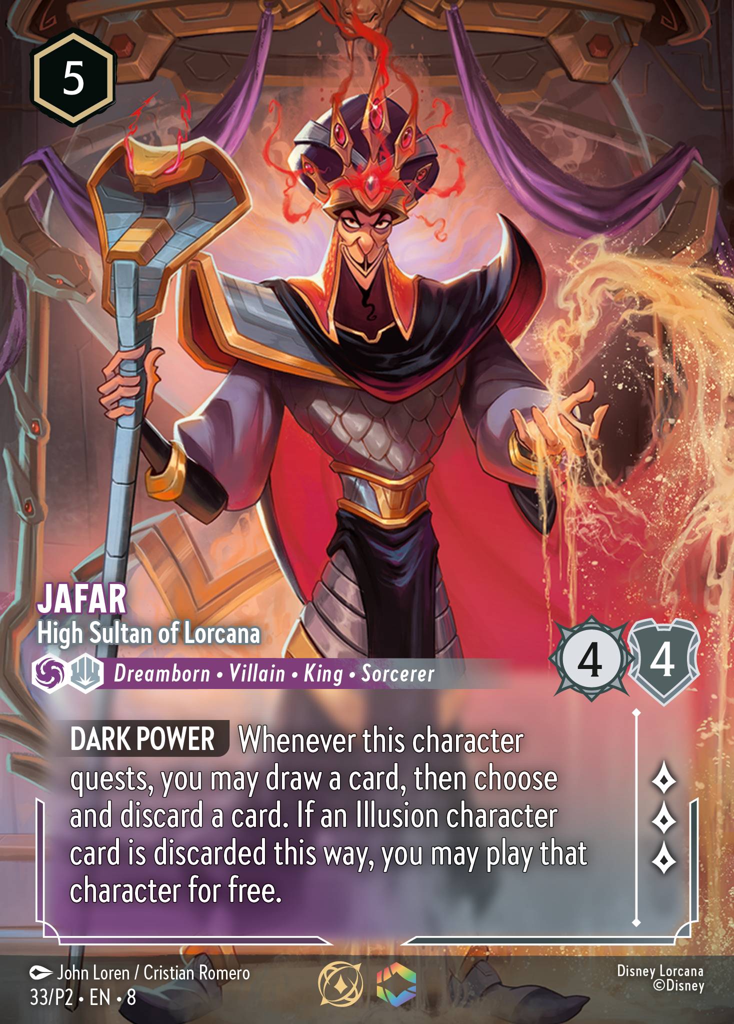 Jafar - High Sultan of Lorcana (Enchanted) (English)