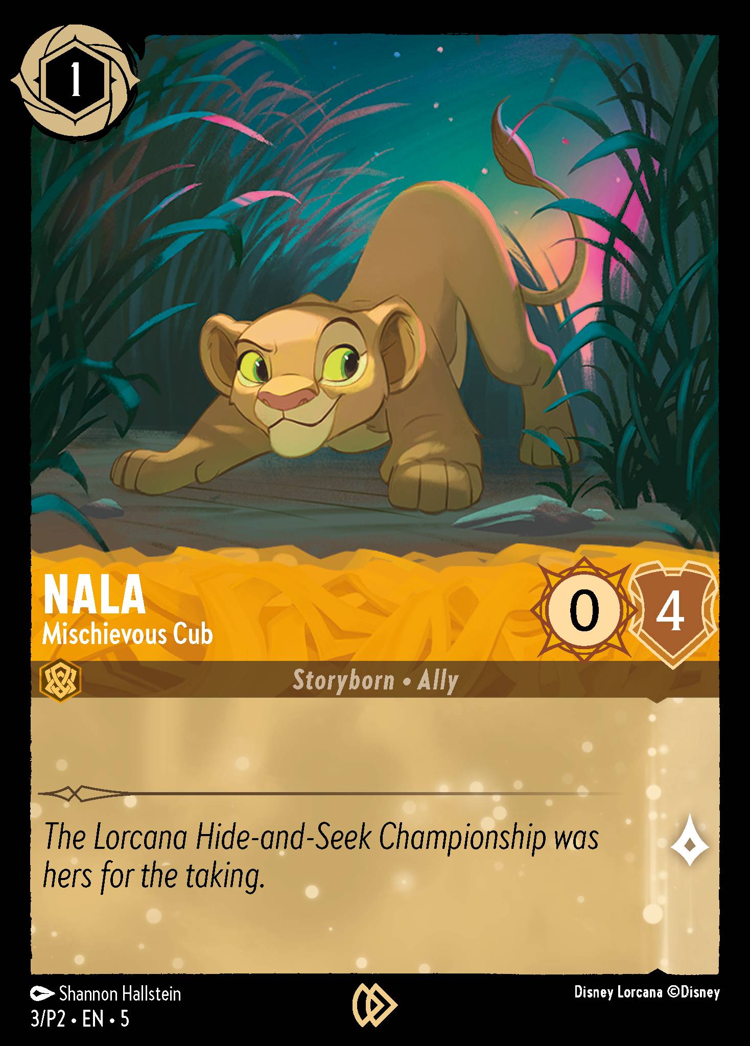 Nala - Mischievous Cub (English)