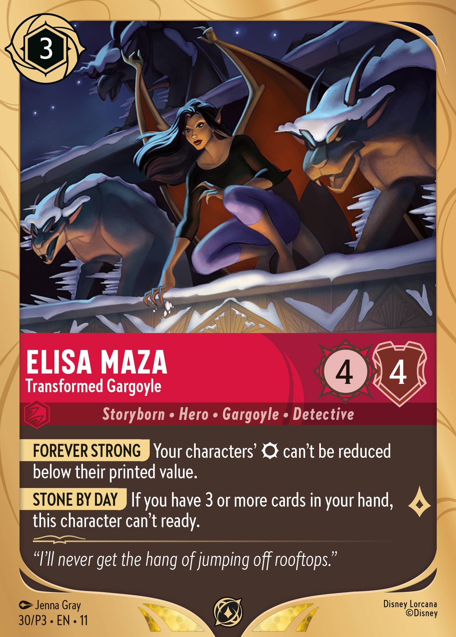 Elisa Maza - Transformed Gargoyle (English)