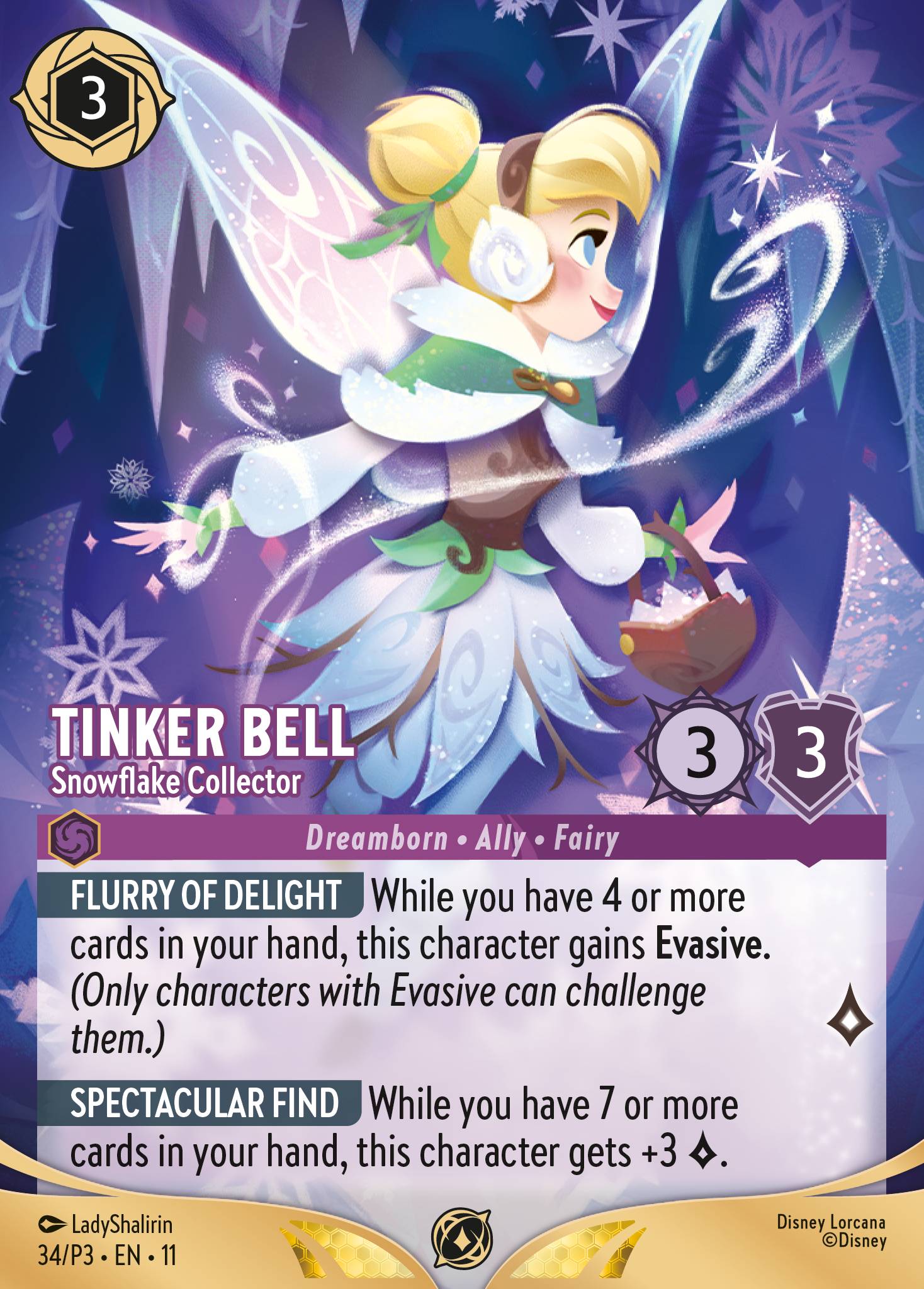 Tinker Bell - Snowflake Collector (Enchanted) (English)