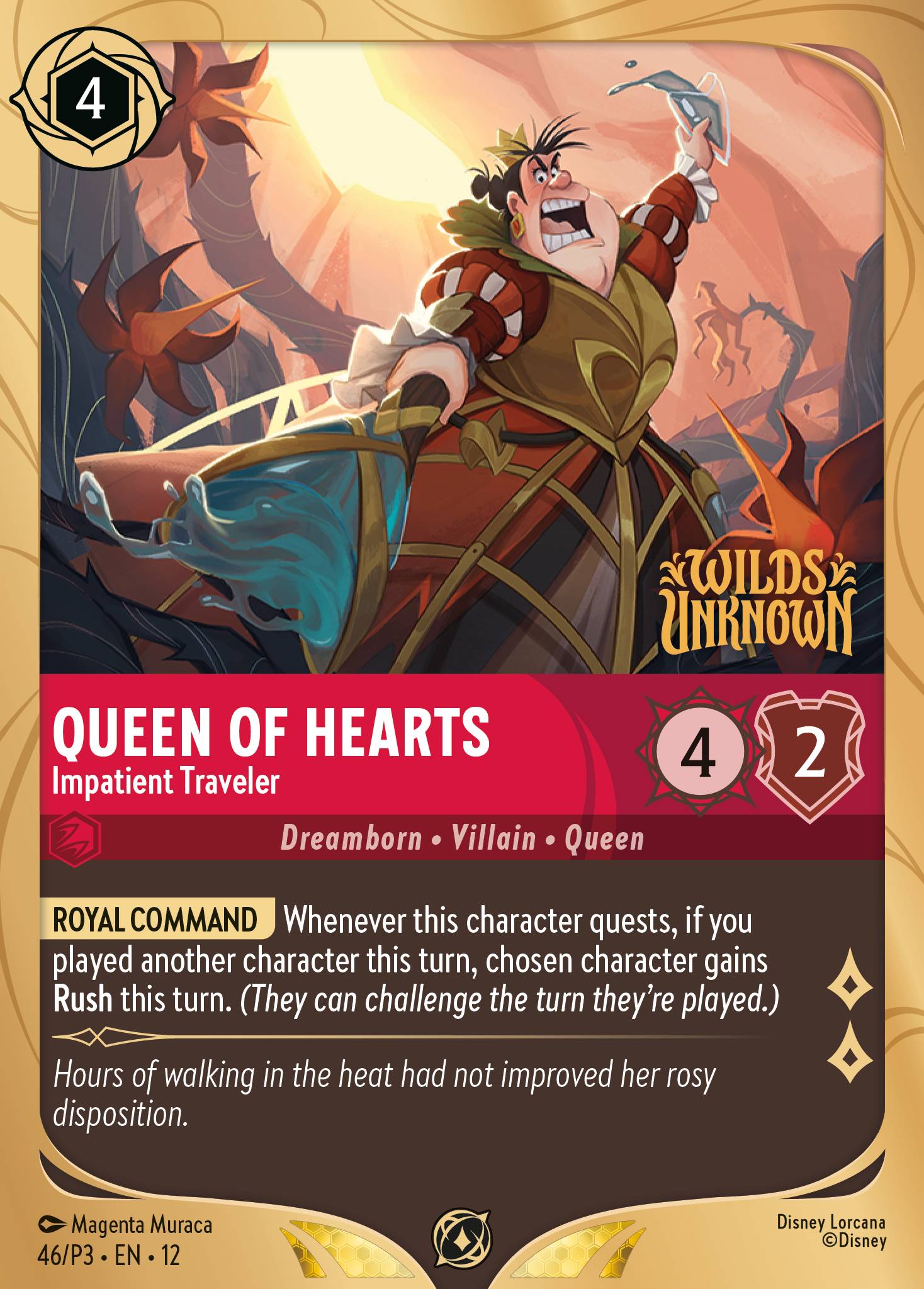 Queen of Hearts - Impatient Traveler (English)
