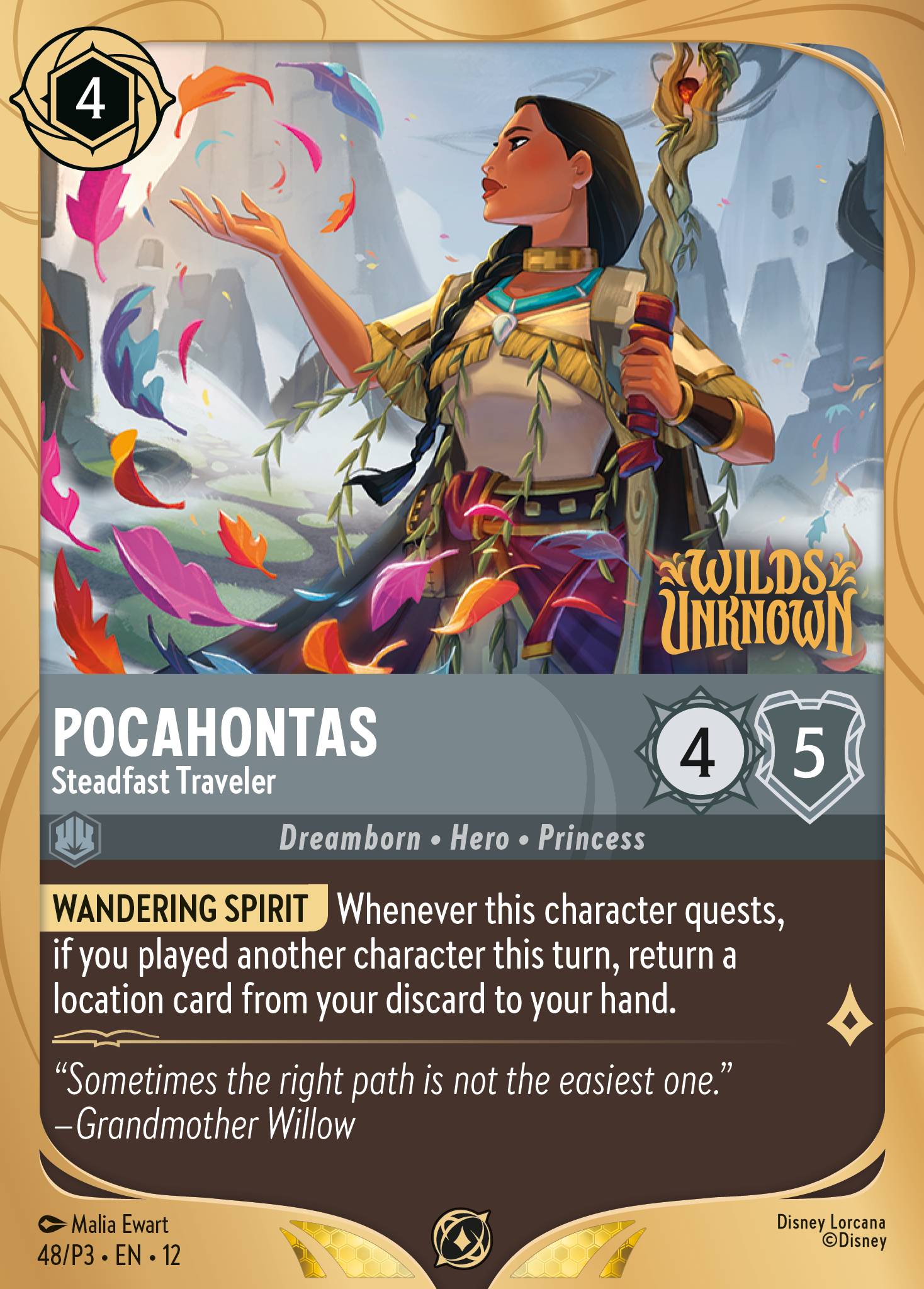 Pocahontas - Steadfast Traveler (English)