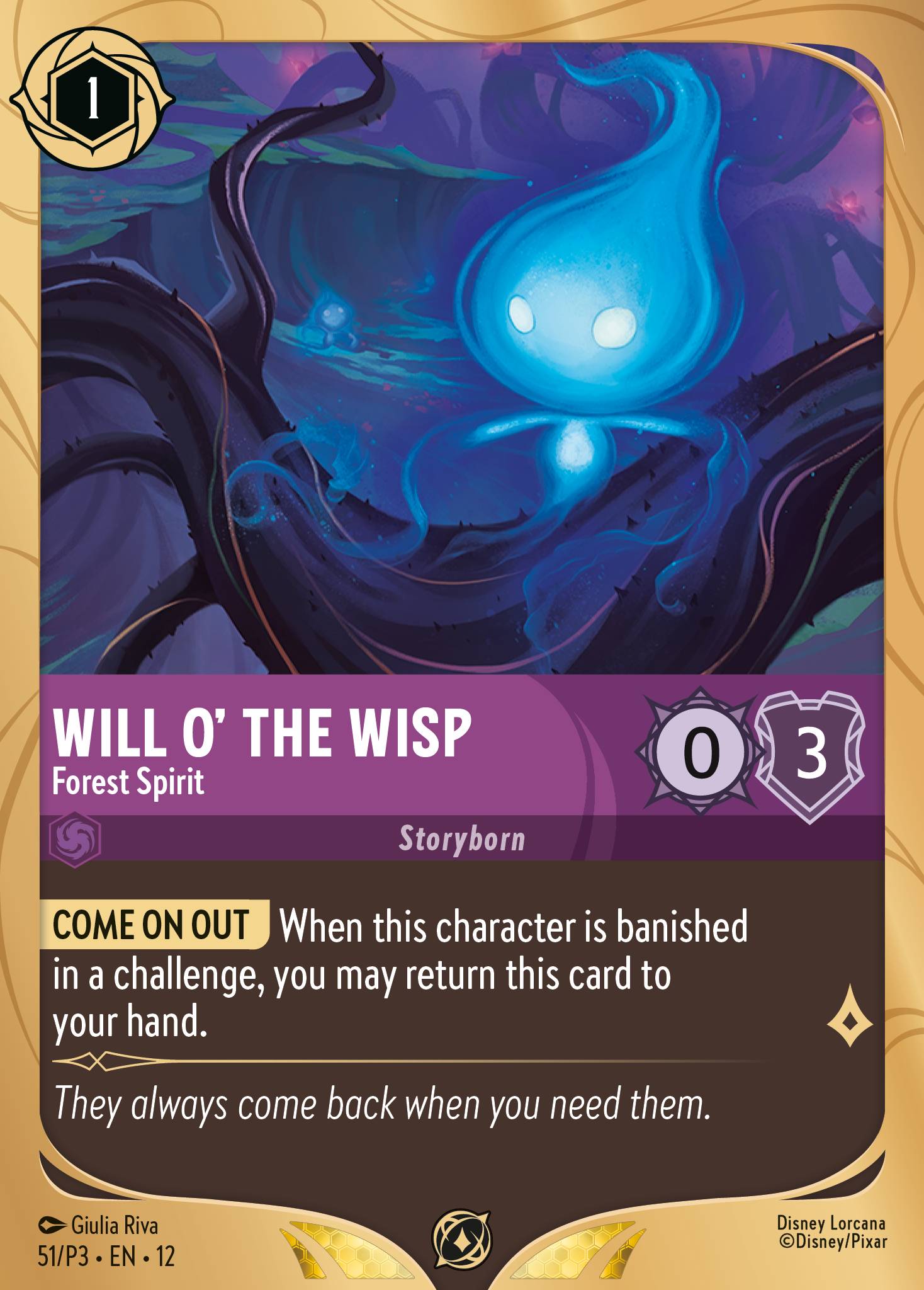 Will o' the Wisp - Forest Spirit (English)