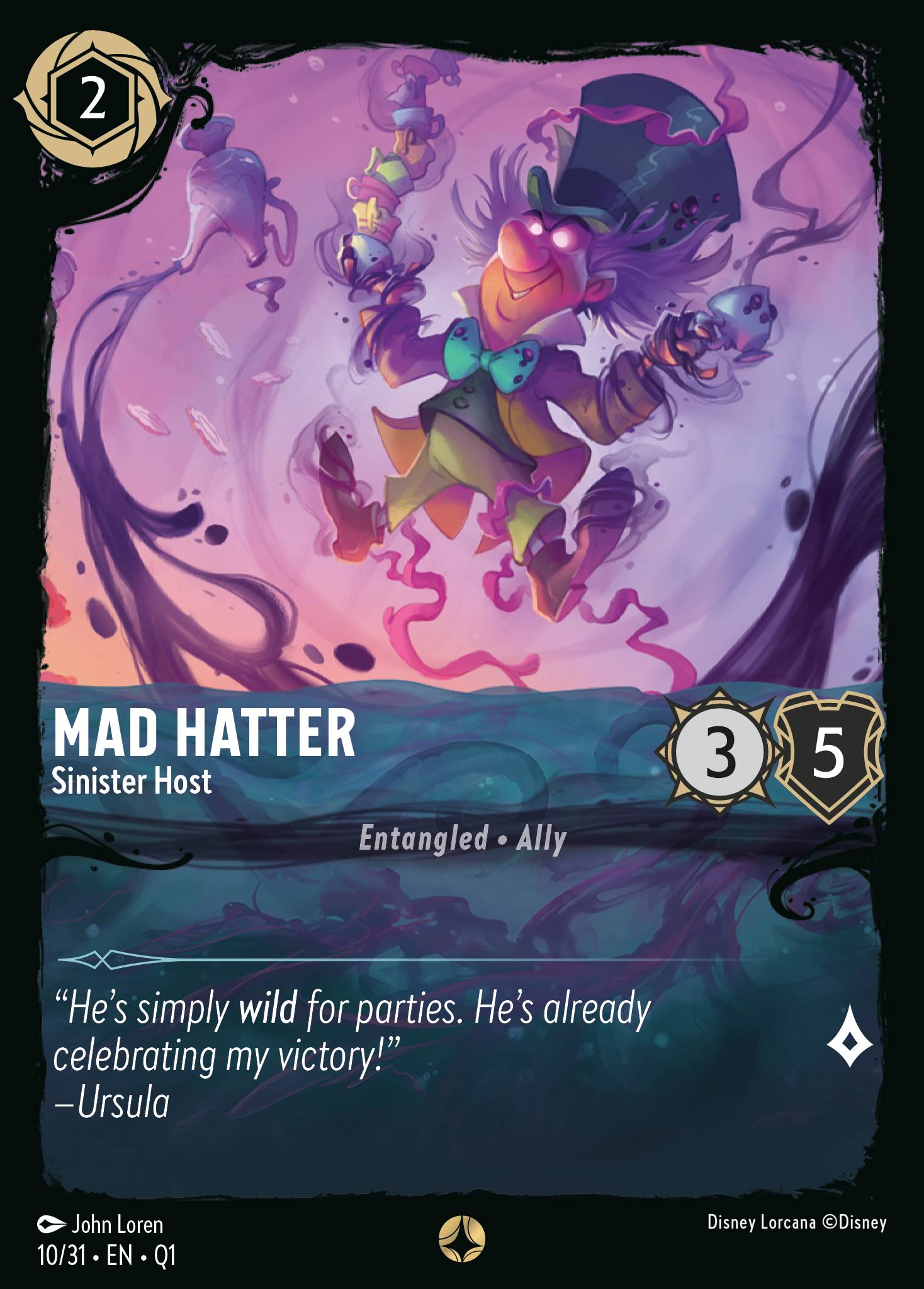Mad Hatter - Sinister Host (English)