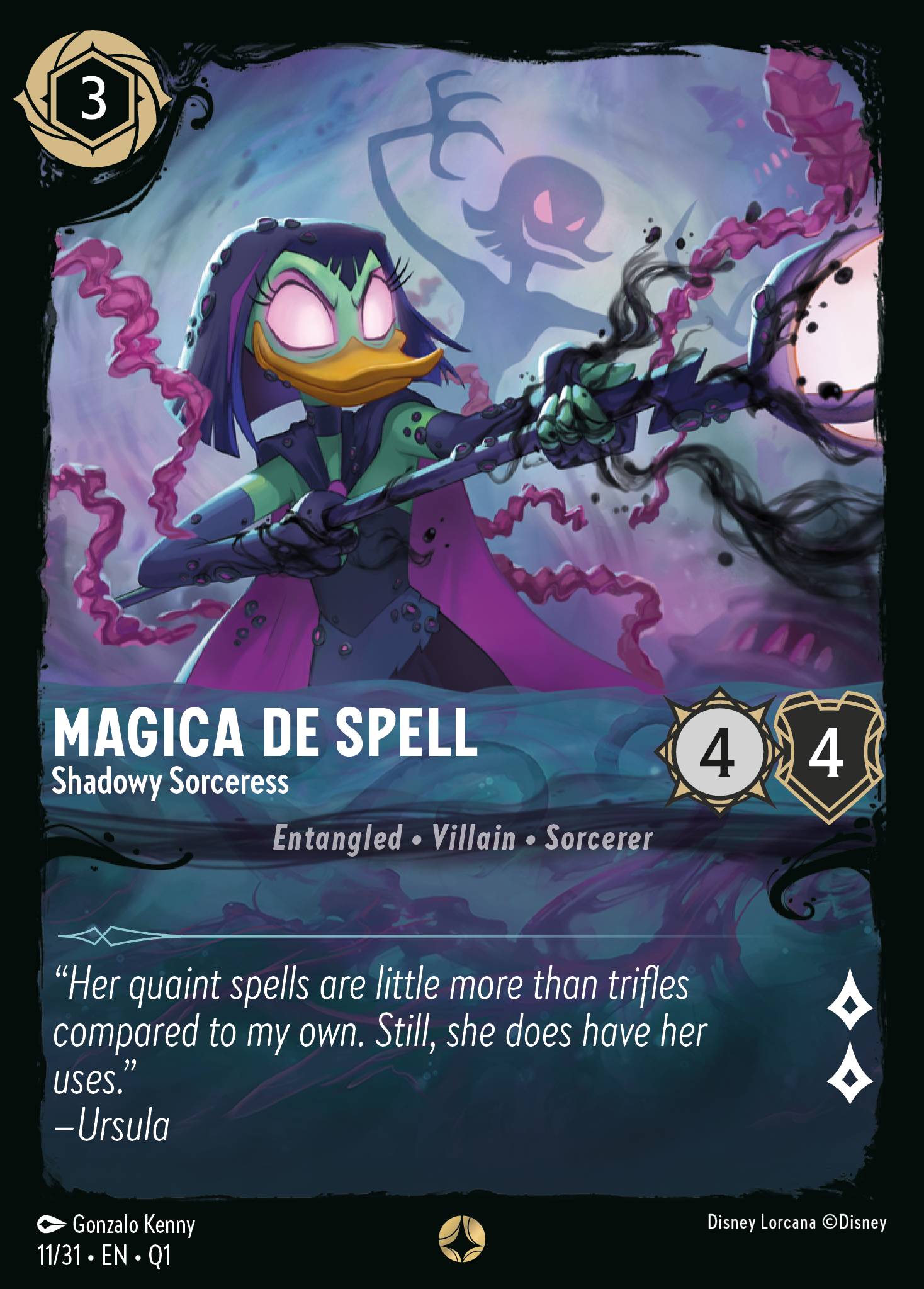 Magica De Spell - Shadowy Sorceress (English)