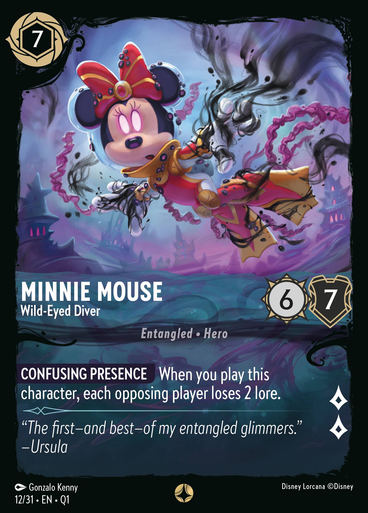 Minnie Mouse - Wild-Eyed Diver (English)