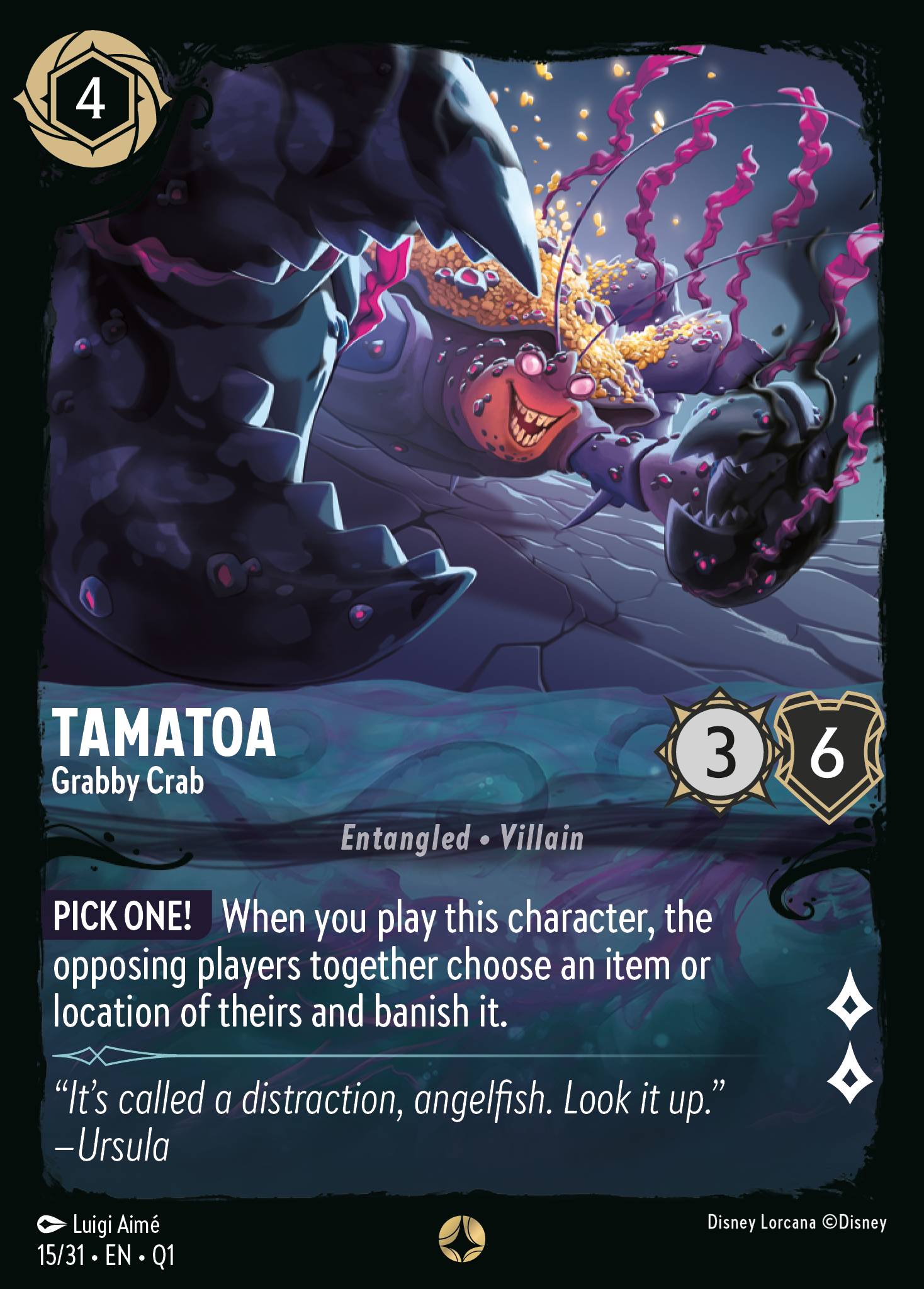 Tamatoa - Grabby Crab (English)