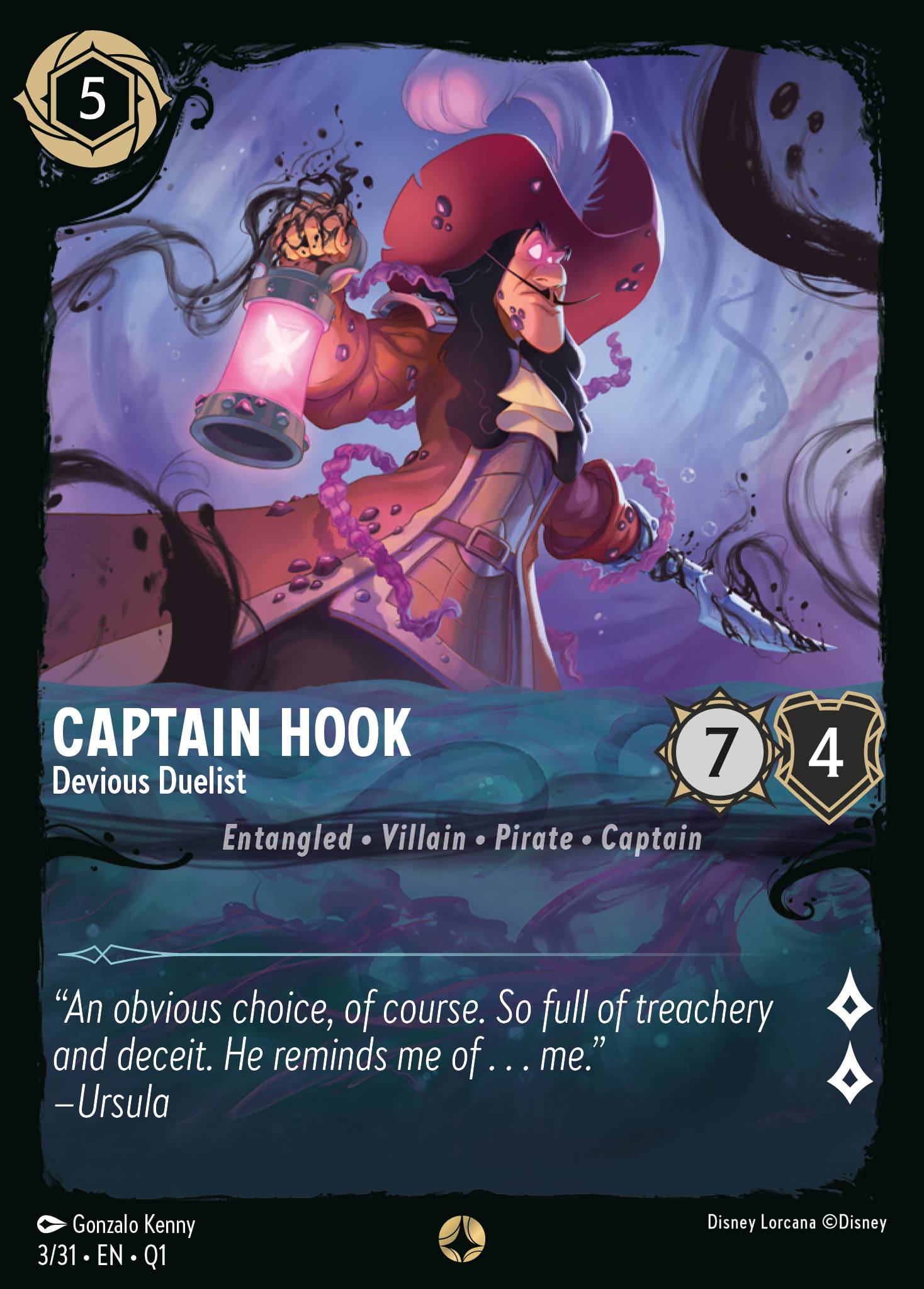 Captain Hook - Devious Duelist (English)