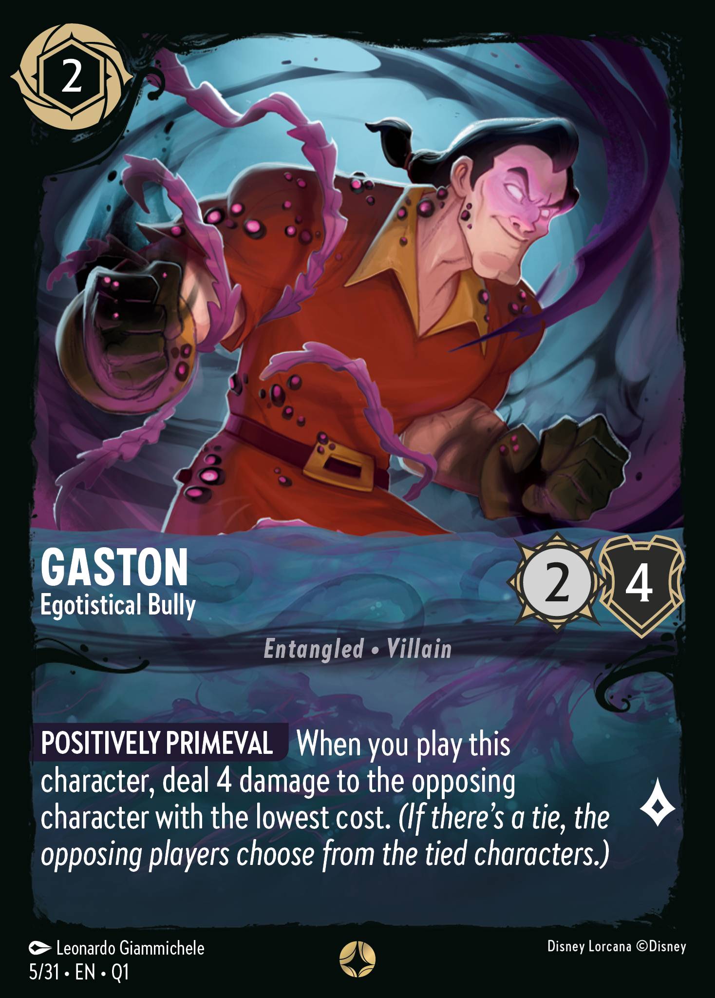 Gaston - Egotistical Bully (English)