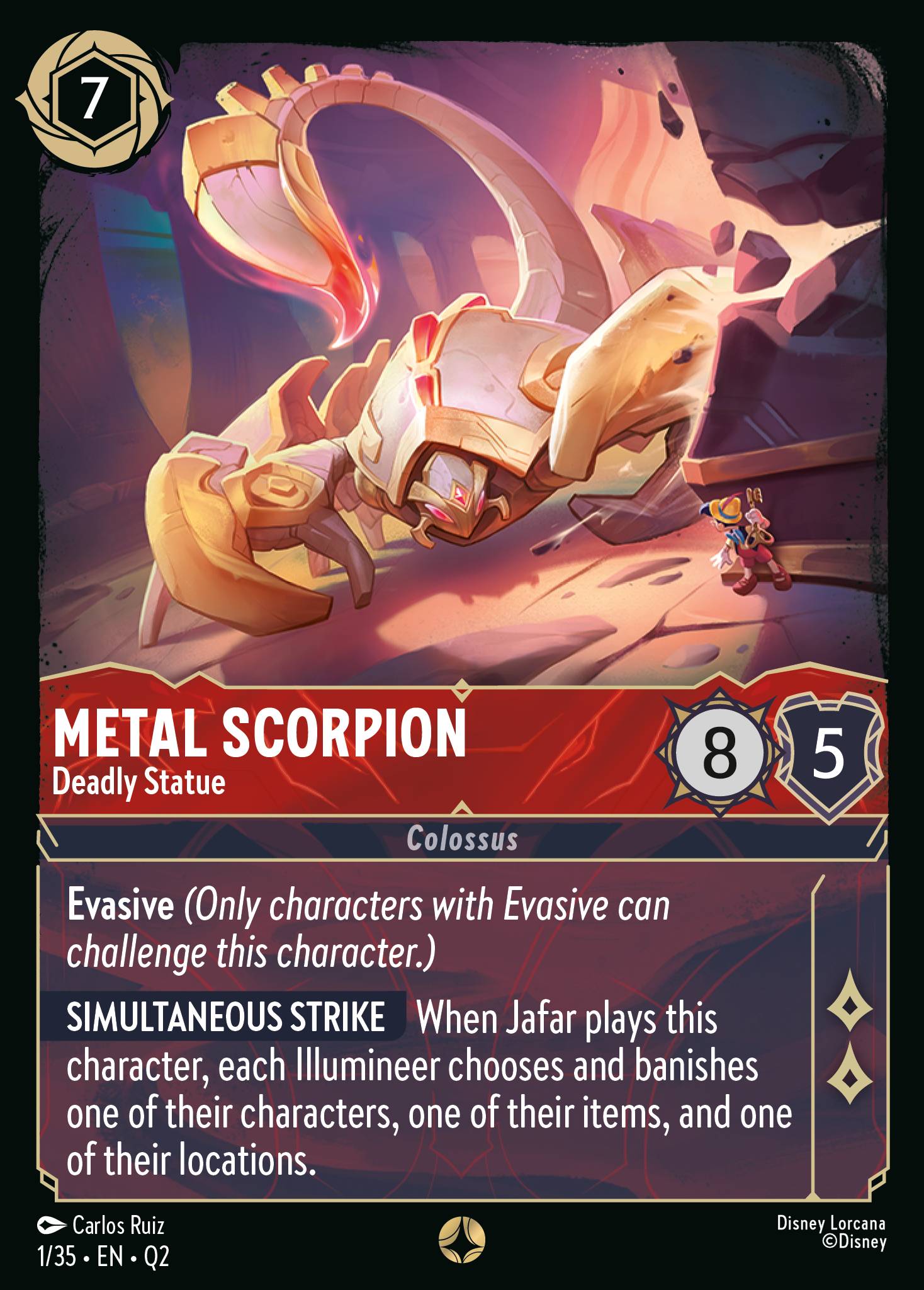 Metal Scorpion - Deadly Statue (English)