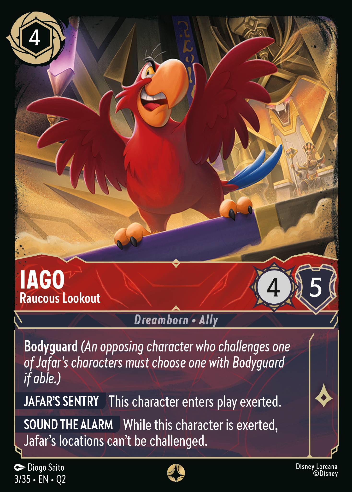 Iago - Raucous Lookout (English)