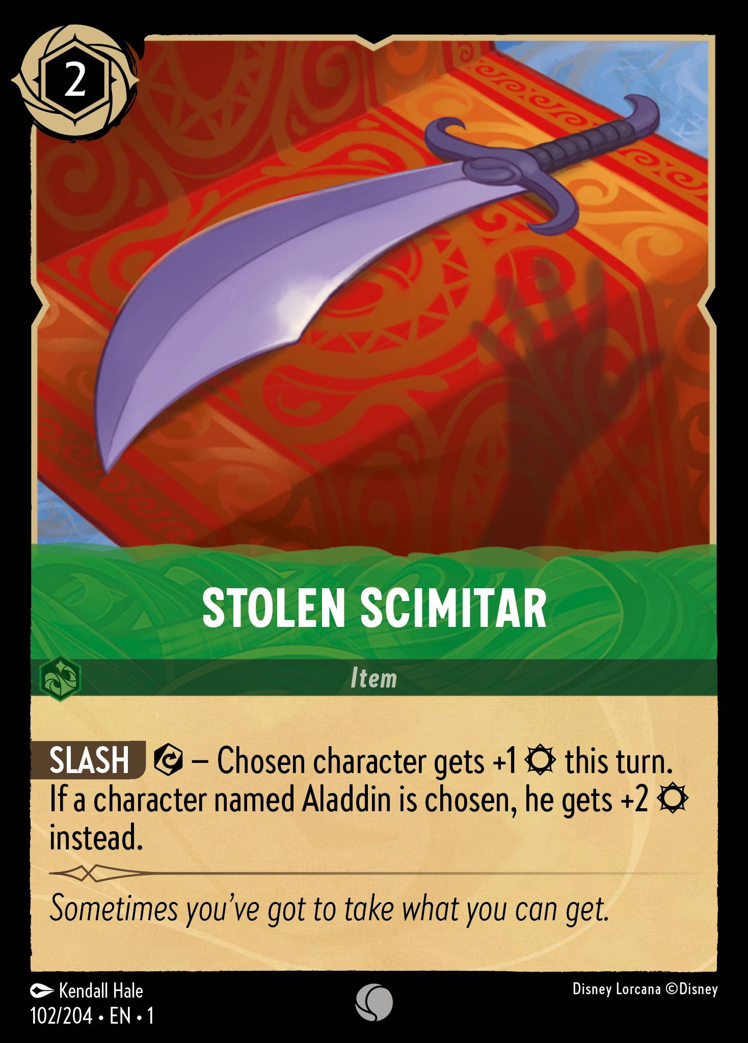 Stolen Scimitar (English)
