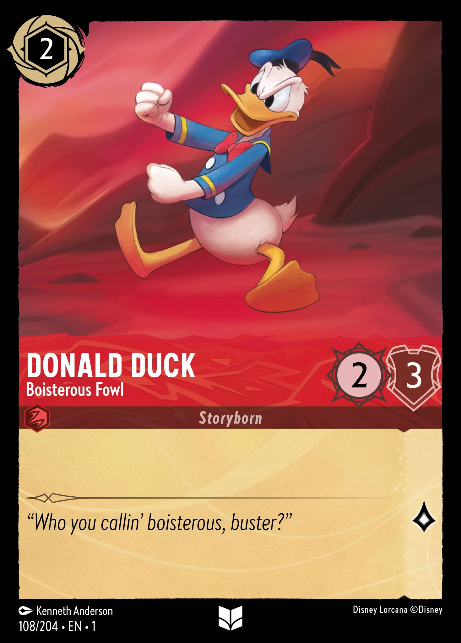 Donald Duck - Boisterous Fowl (English)