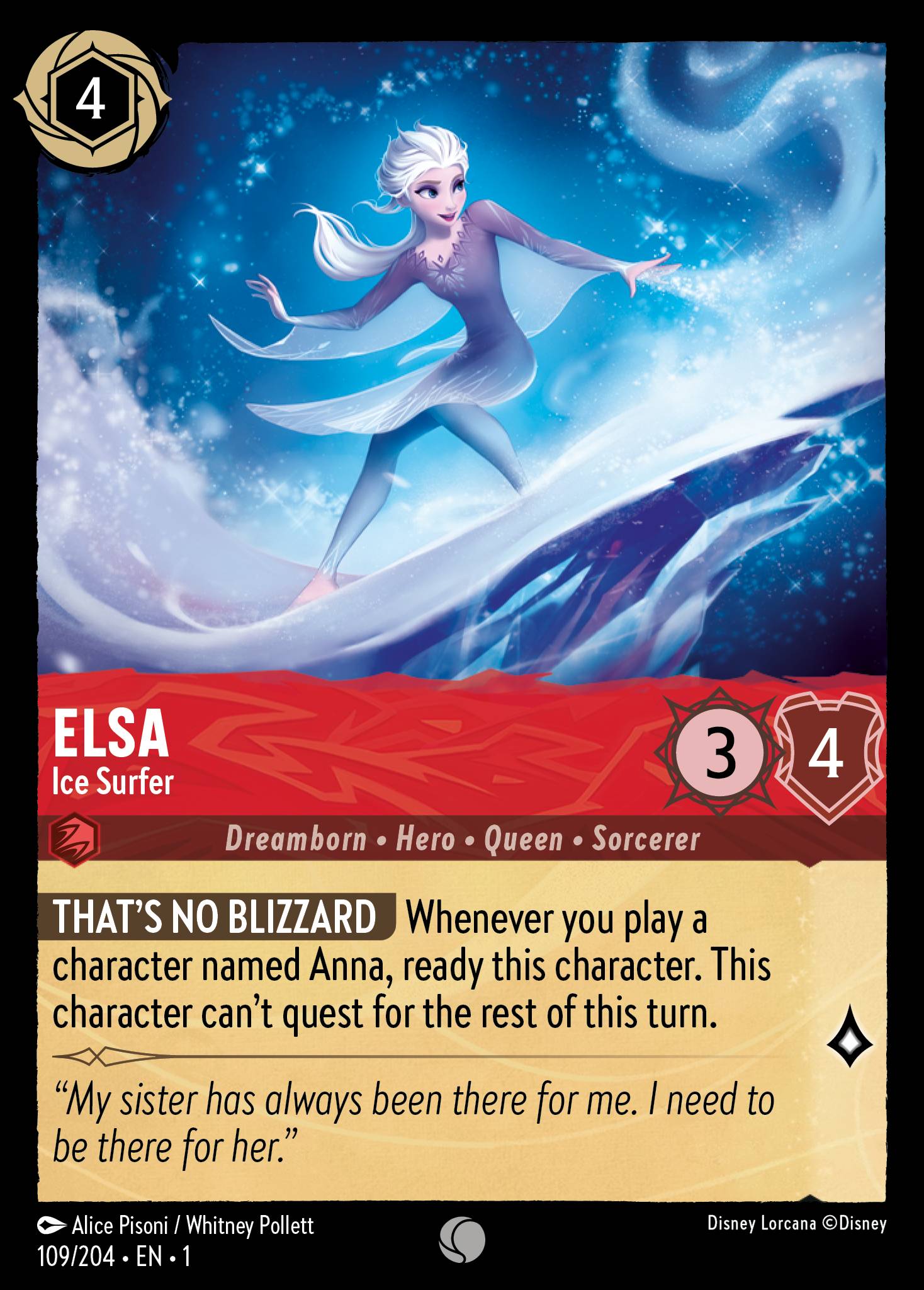 Elsa - Ice Surfer (English)