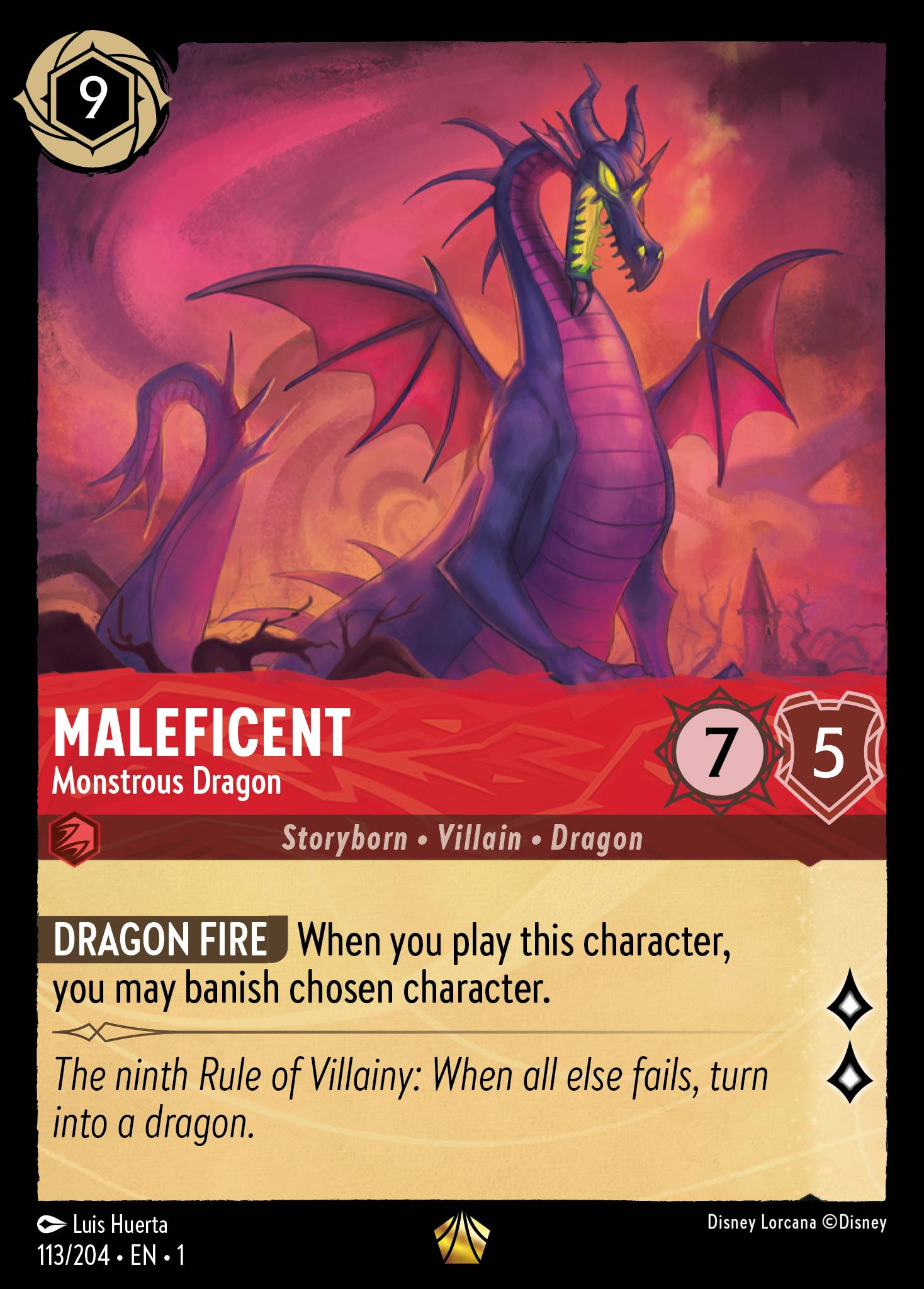 Maleficent - Monstrous Dragon (Legendary) (English)