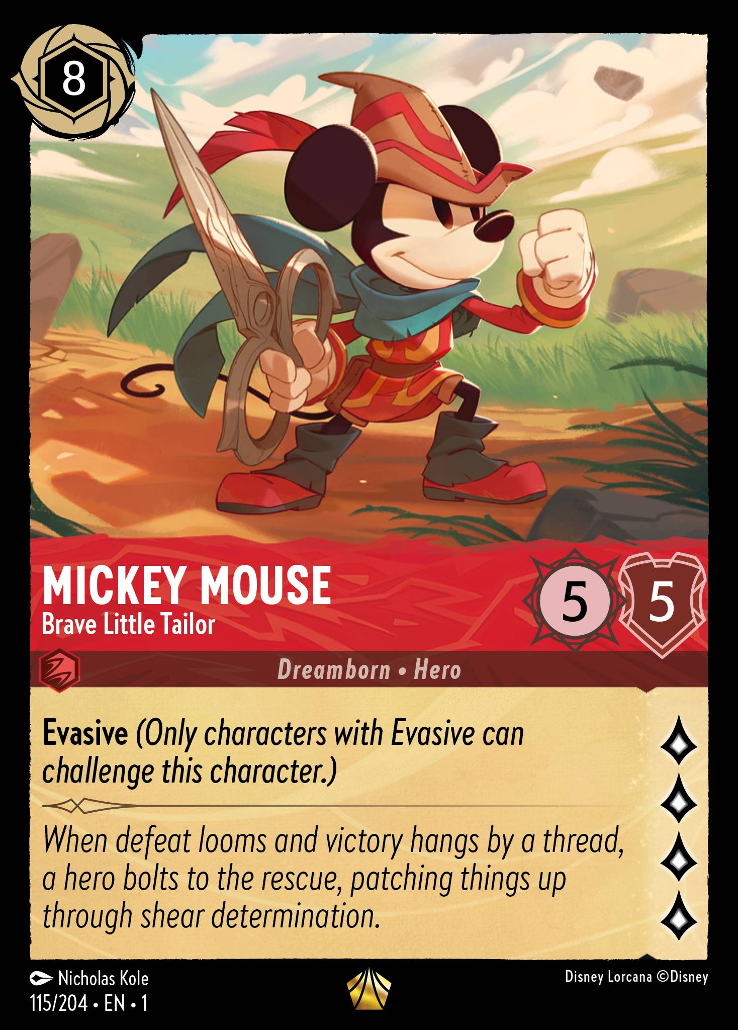 Mickey Mouse - Brave Little Tailor (Legendary) (English)