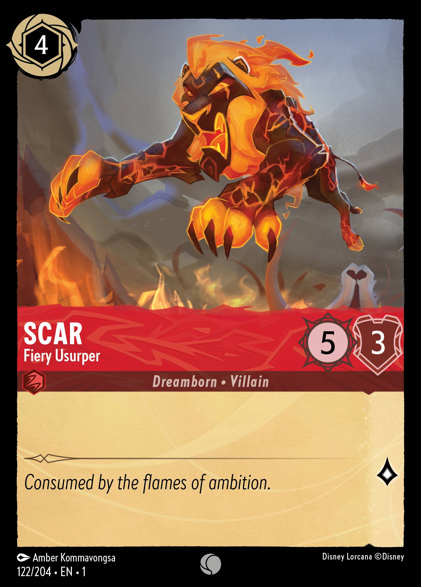 Scar - Fiery Usurper (English)