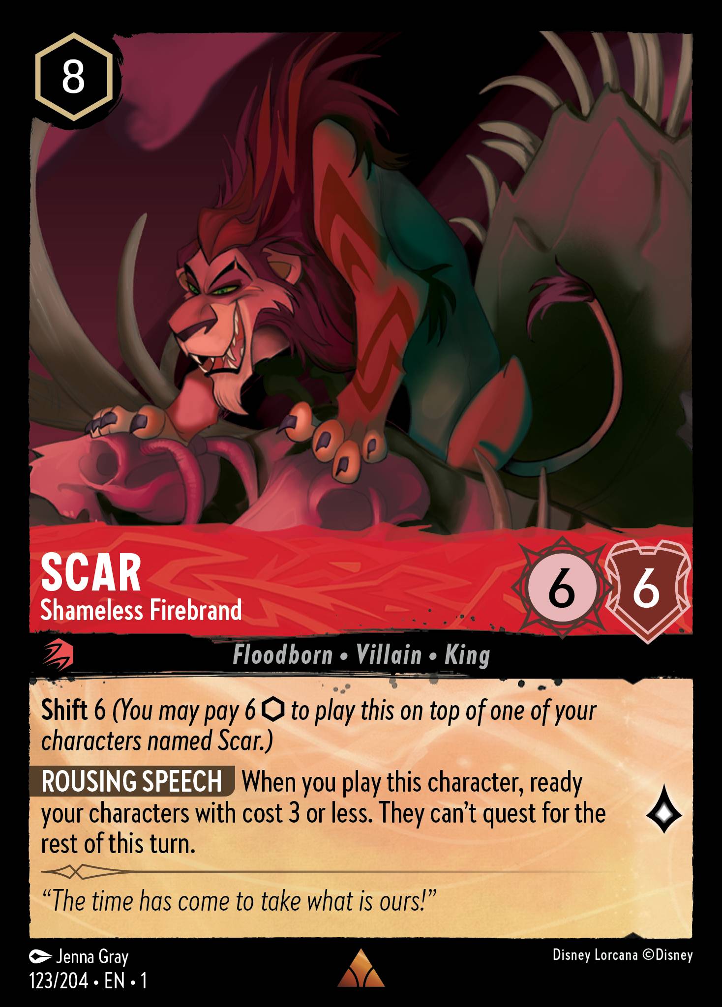 Scar - Shameless Firebrand (English)