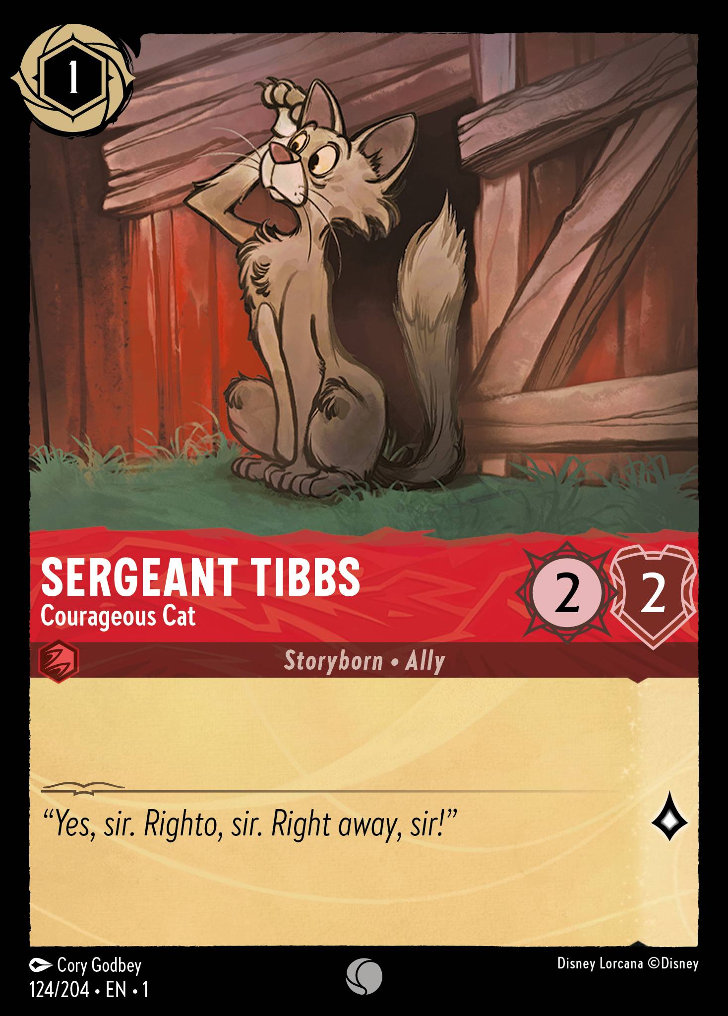 Sergeant Tibbs - Courageous Cat (English)