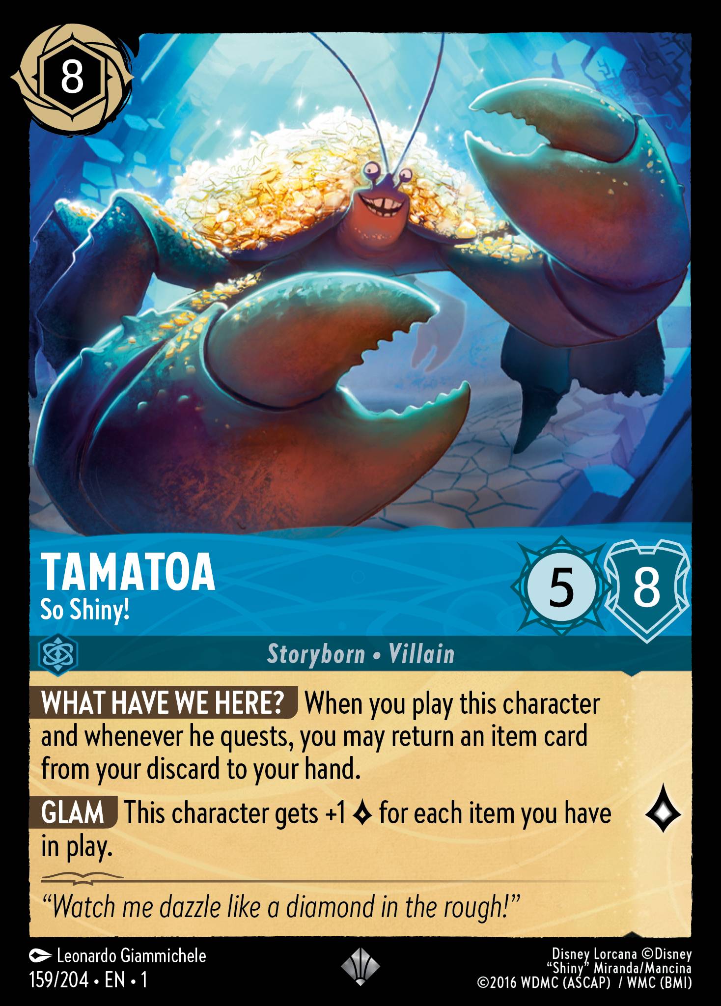 Tamatoa - So Shiny! (English)