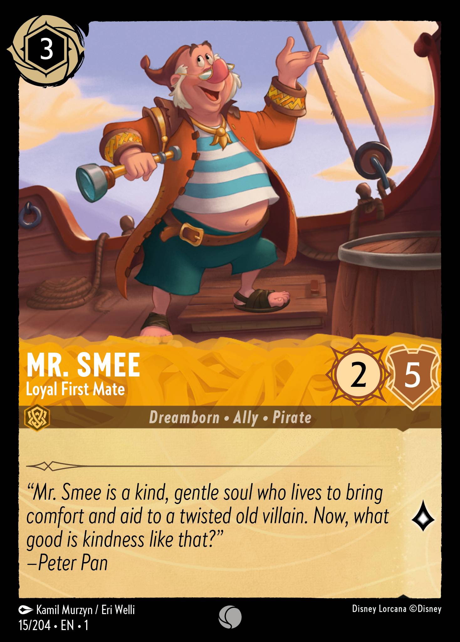 Mr. Smee - Loyal First Mate (English)