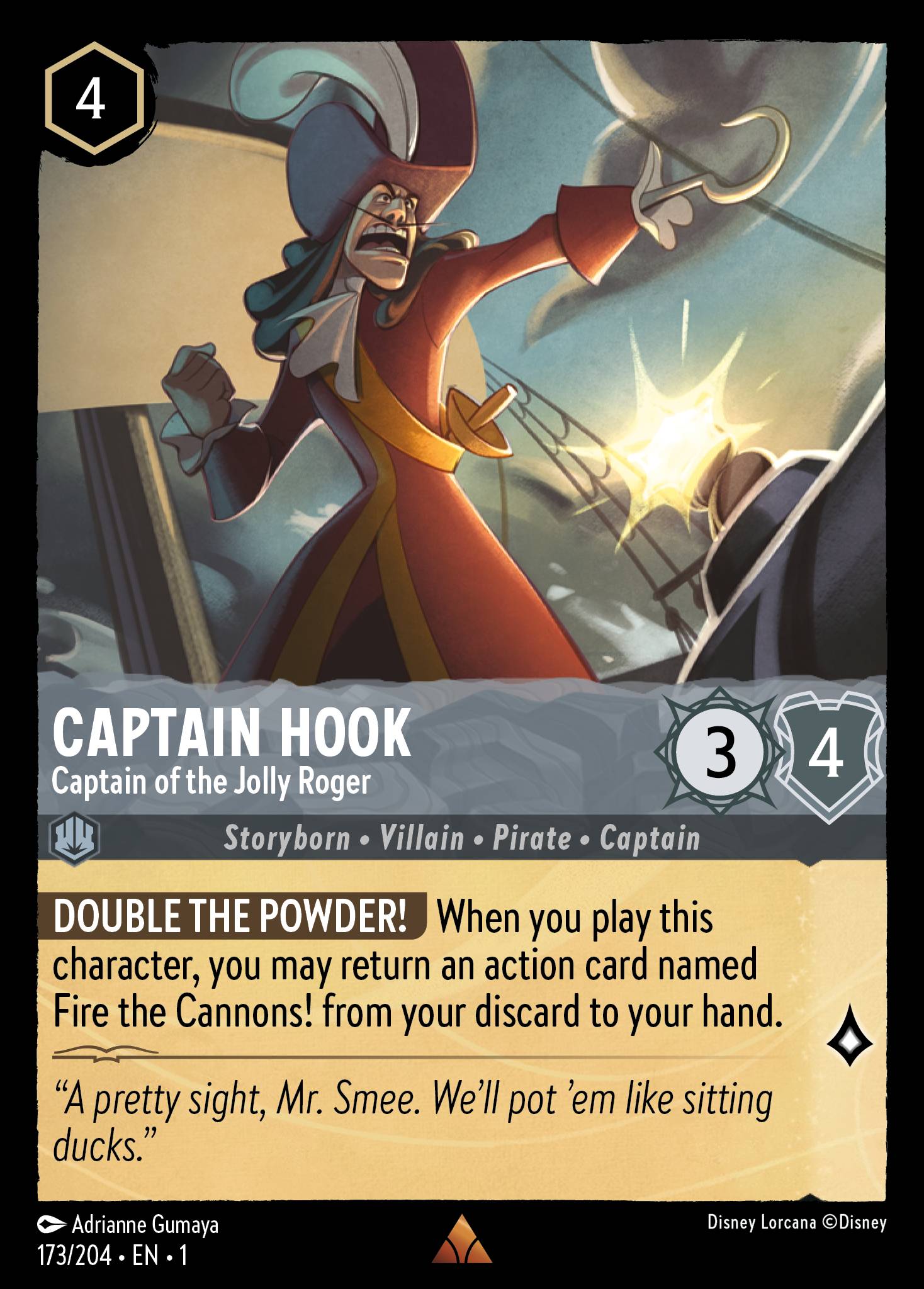 Captain Hook - Captain of the Jolly Roger (English)