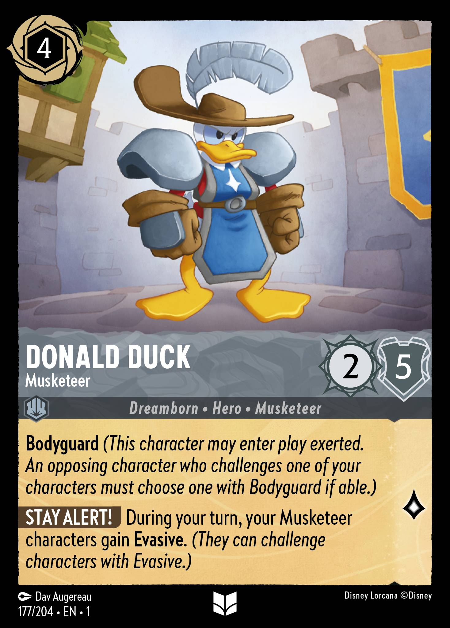 Donald Duck - Musketeer (English)