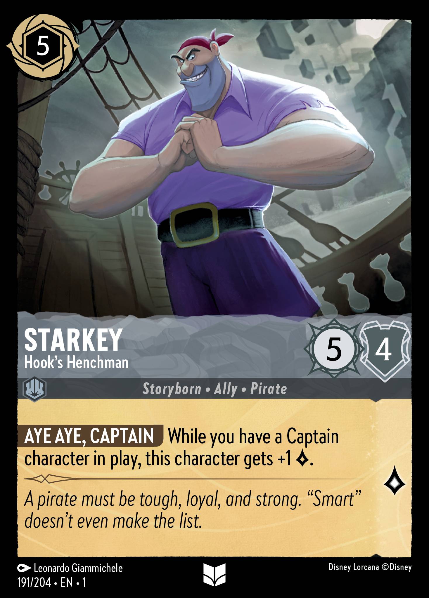 Starkey - Hook's Henchman (English)