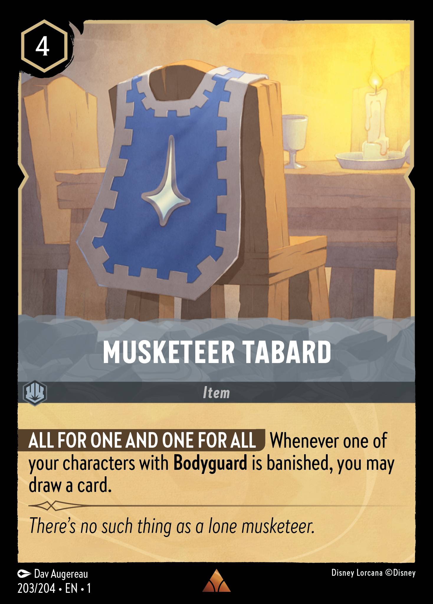Musketeer Tabard (English)