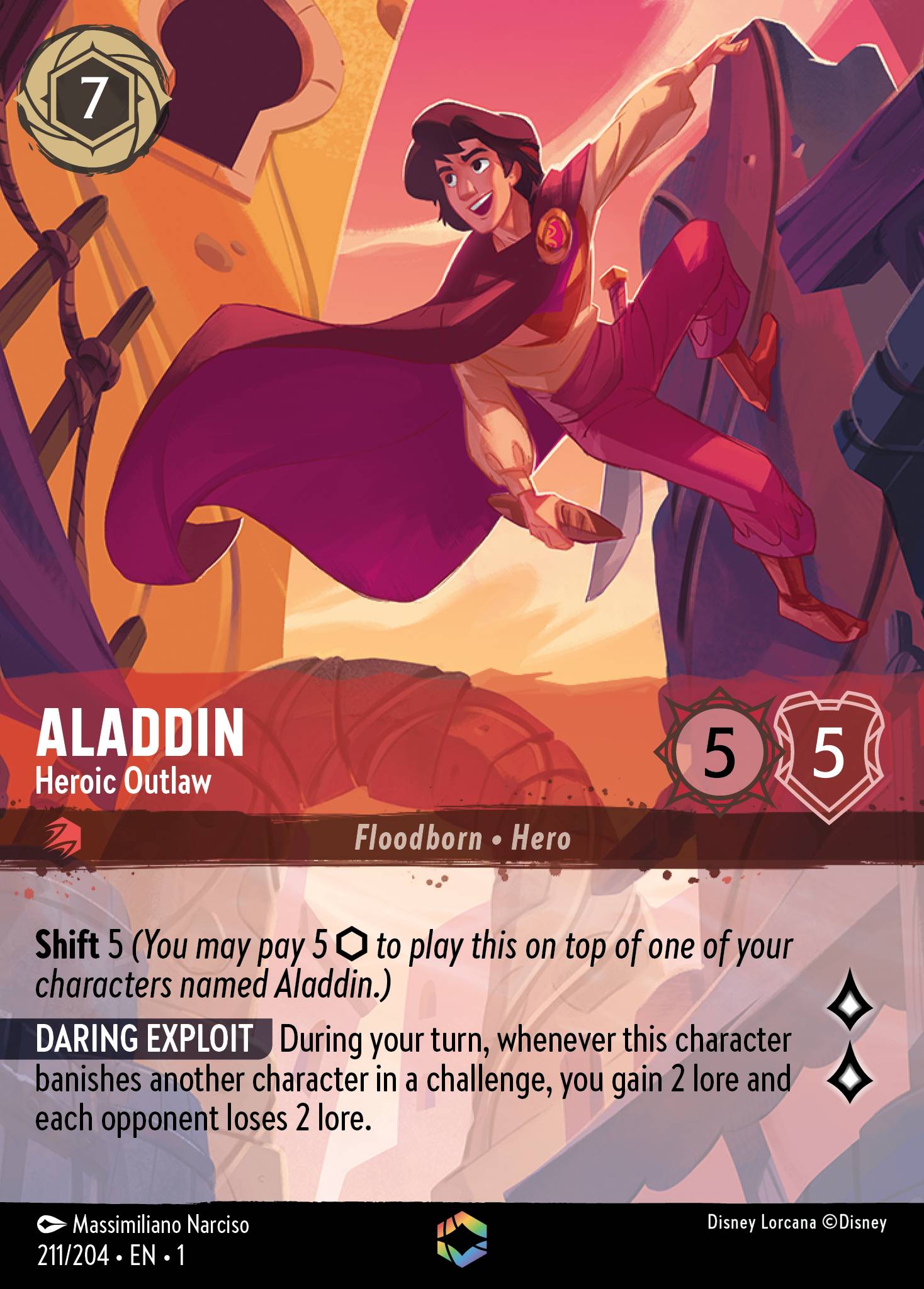 Aladdin - Heroic Outlaw (Enchanted) (English)