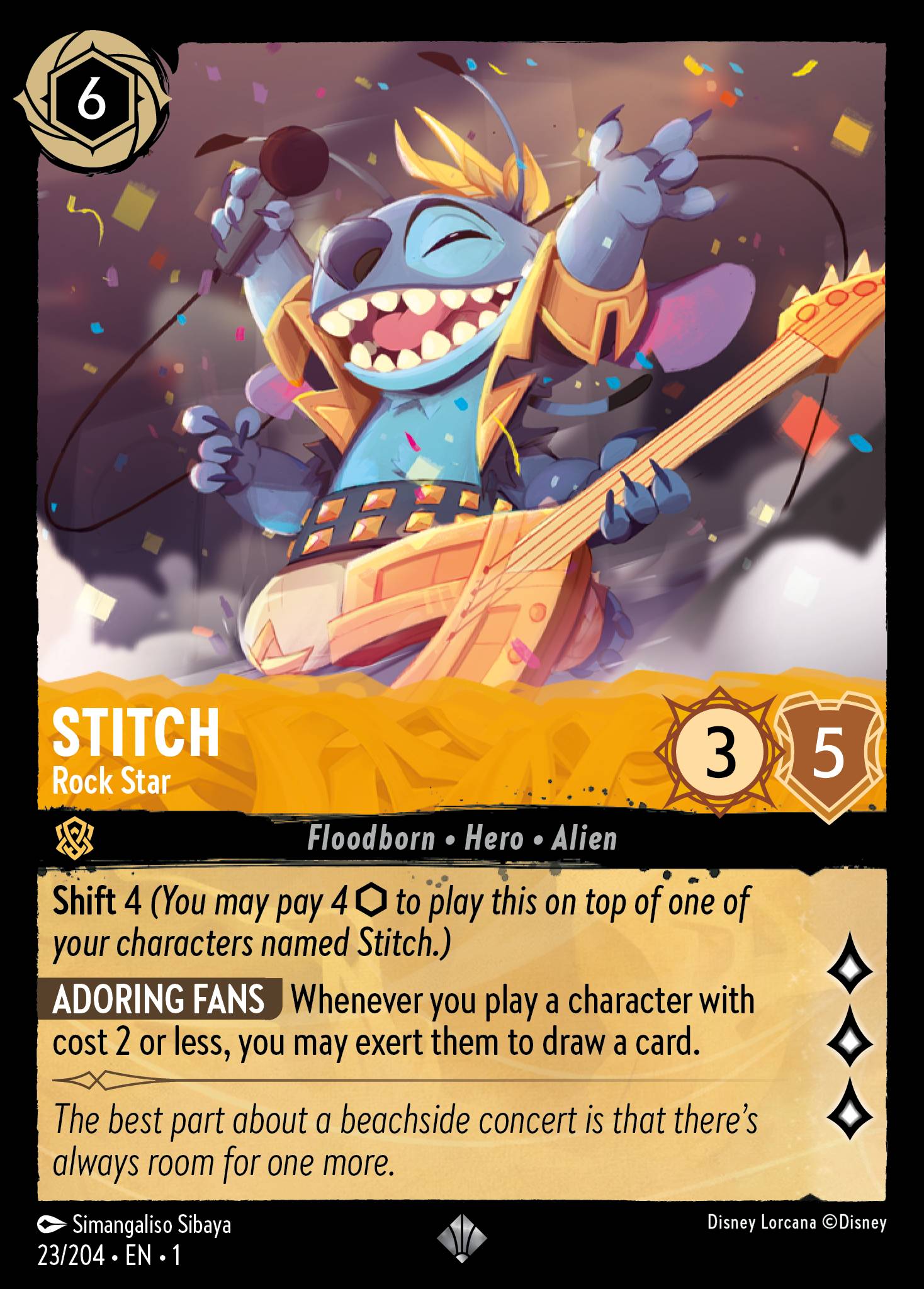 Stitch - Rock Star (English)