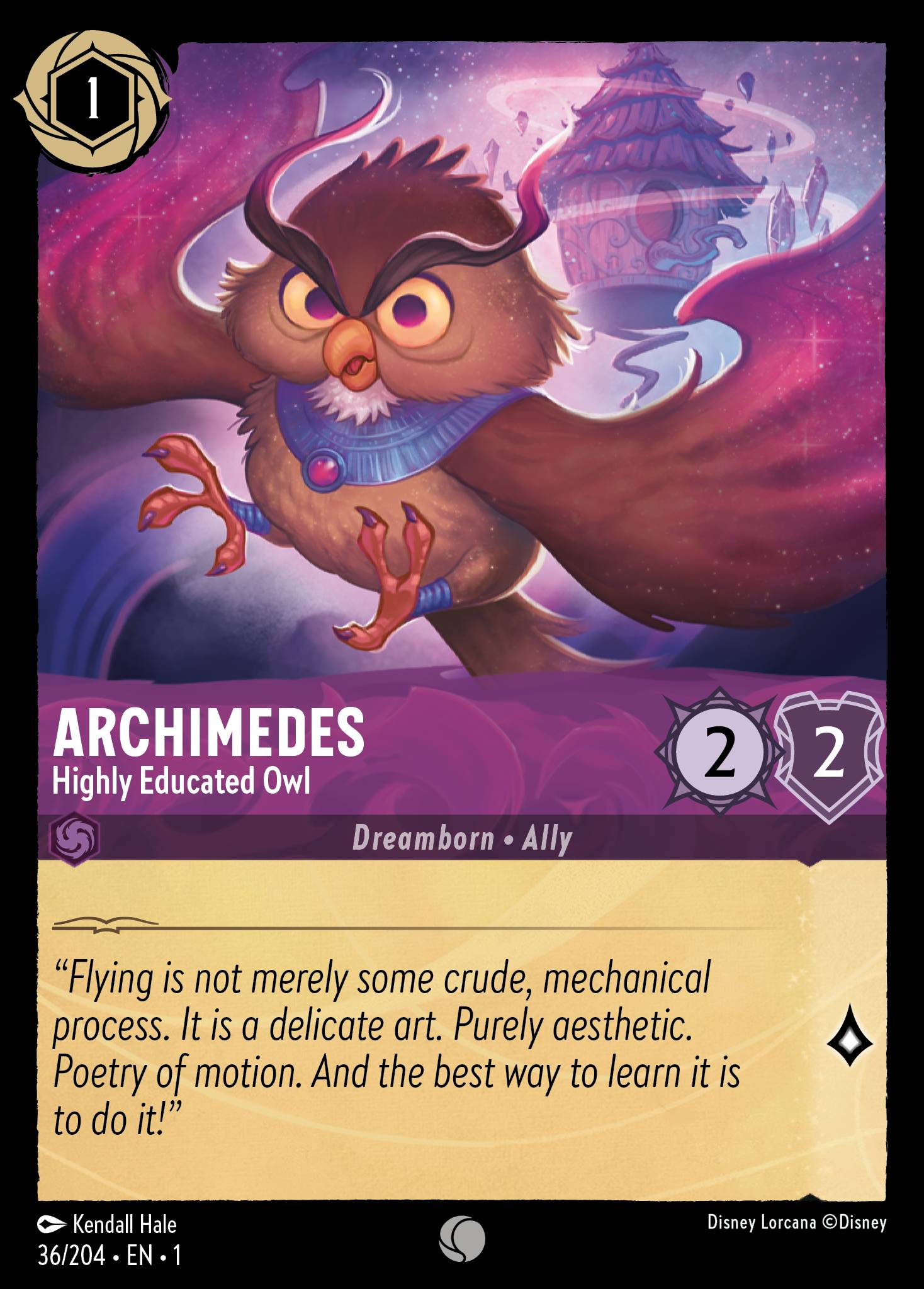 Archimedes - Highly Educated Owl (English)