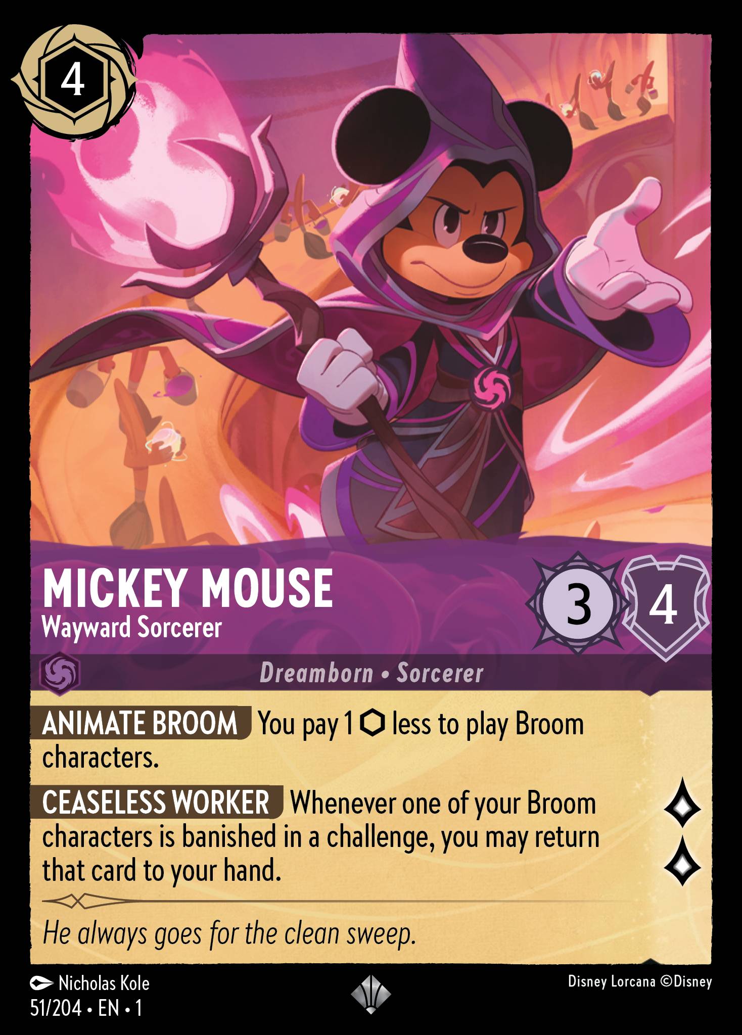 Mickey Mouse - Wayward Sorcerer (English)
