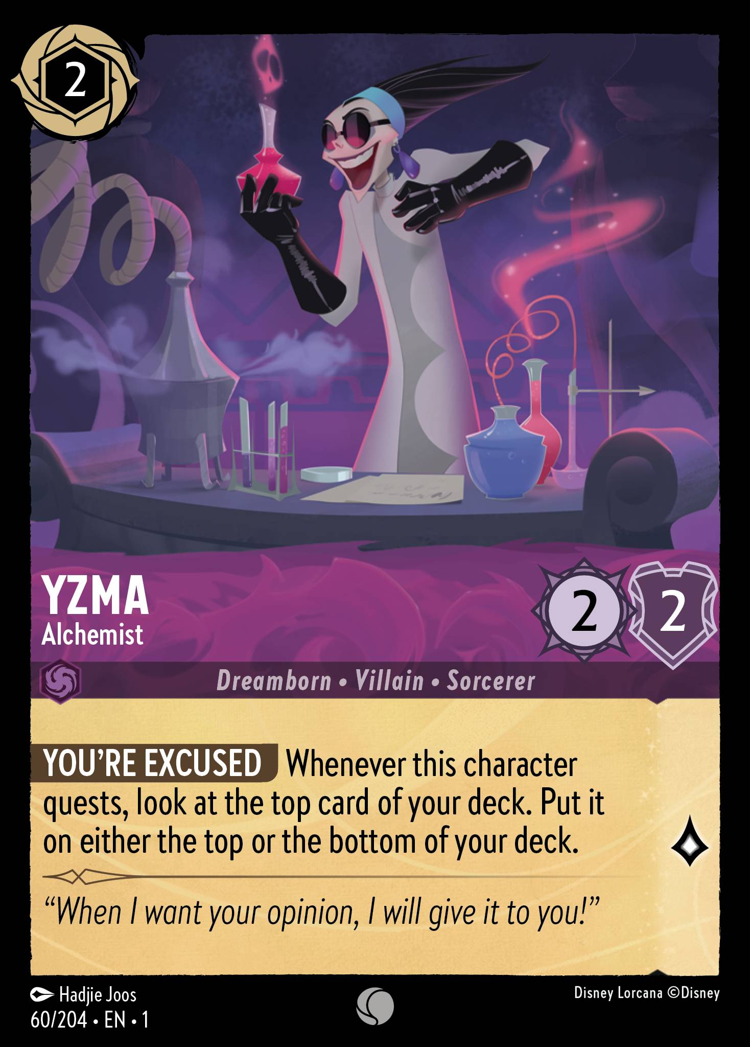 Yzma - Alchemist (English)