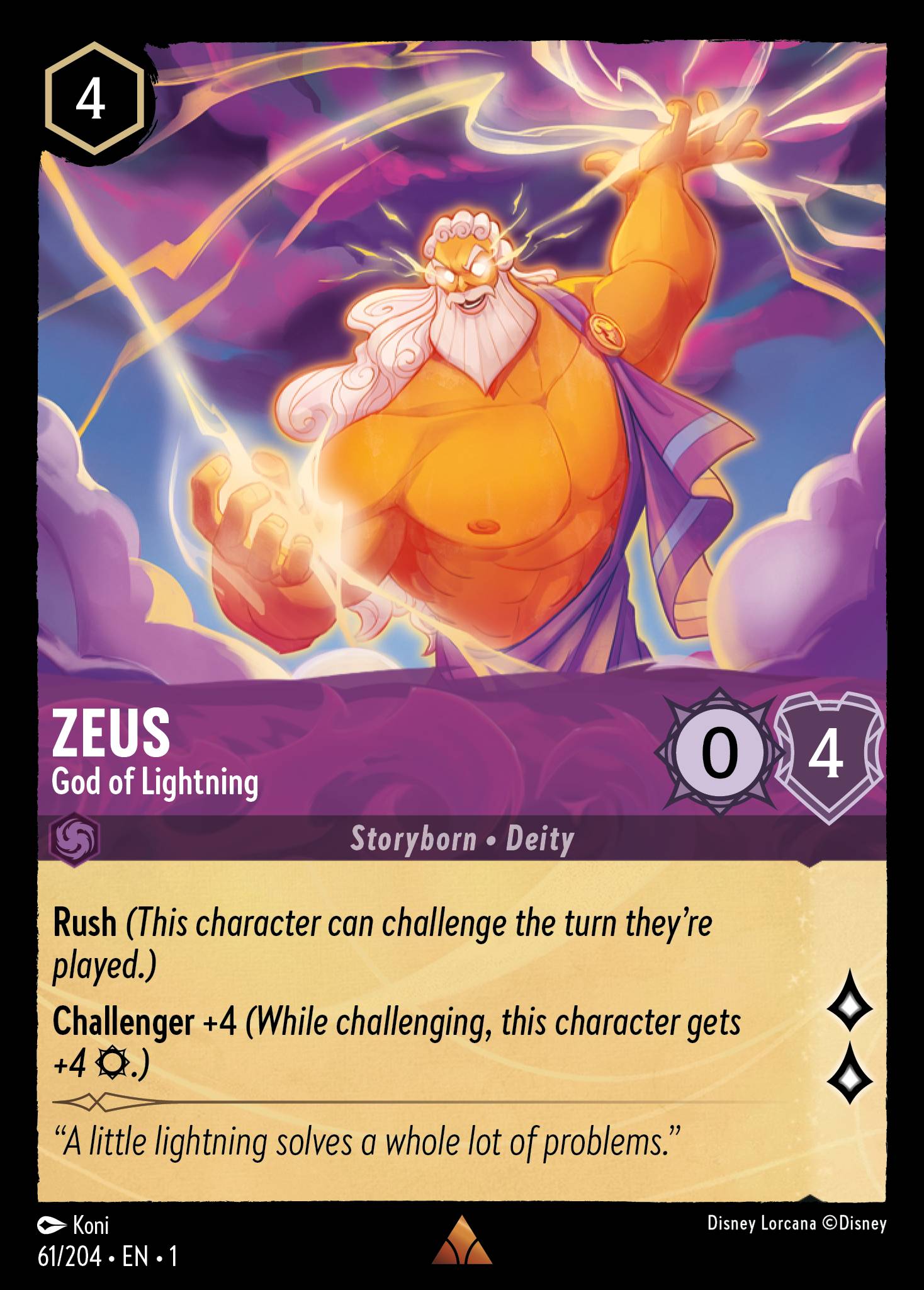 Zeus - God of Lightning (English)
