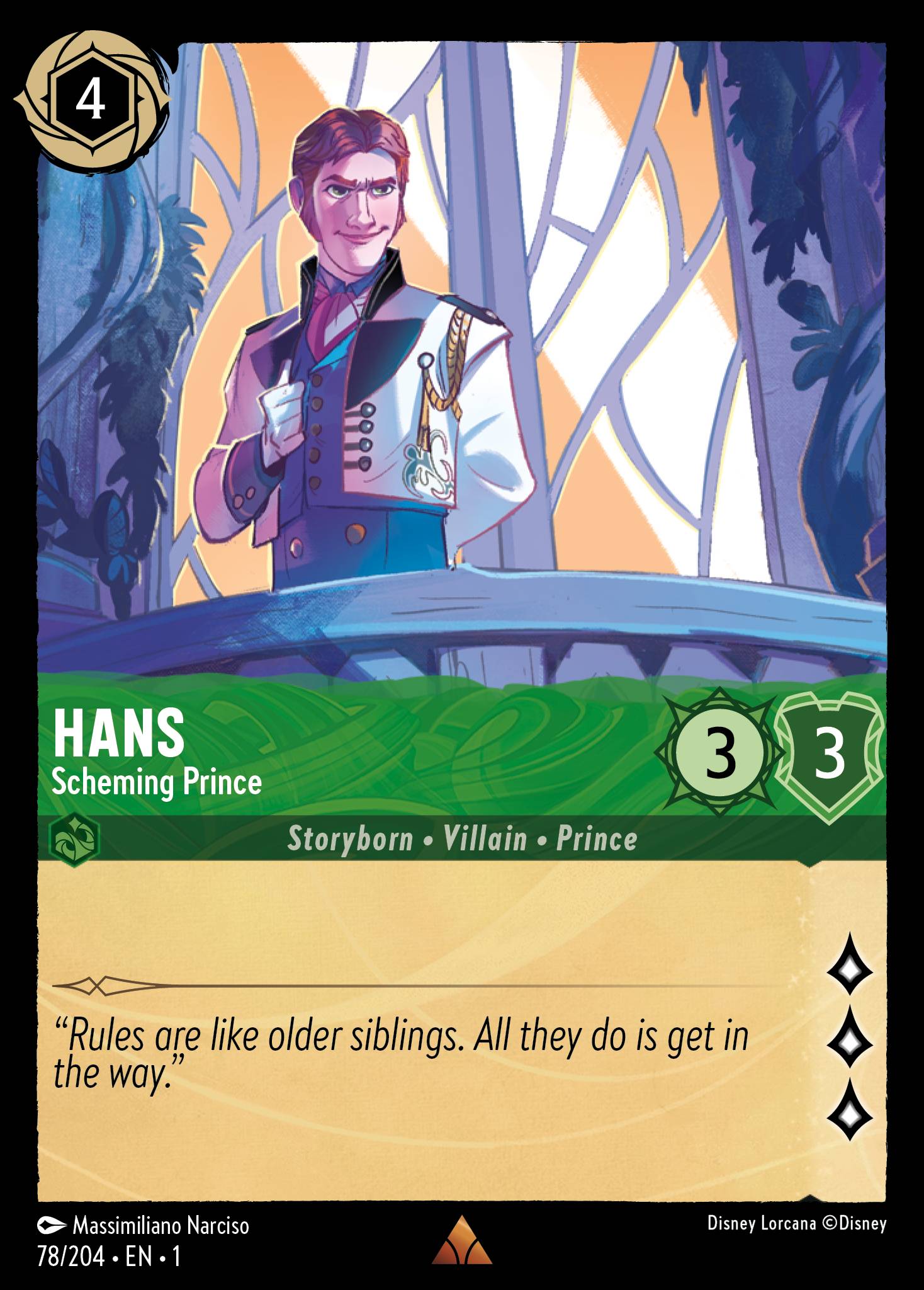 Hans - Scheming Prince (English)