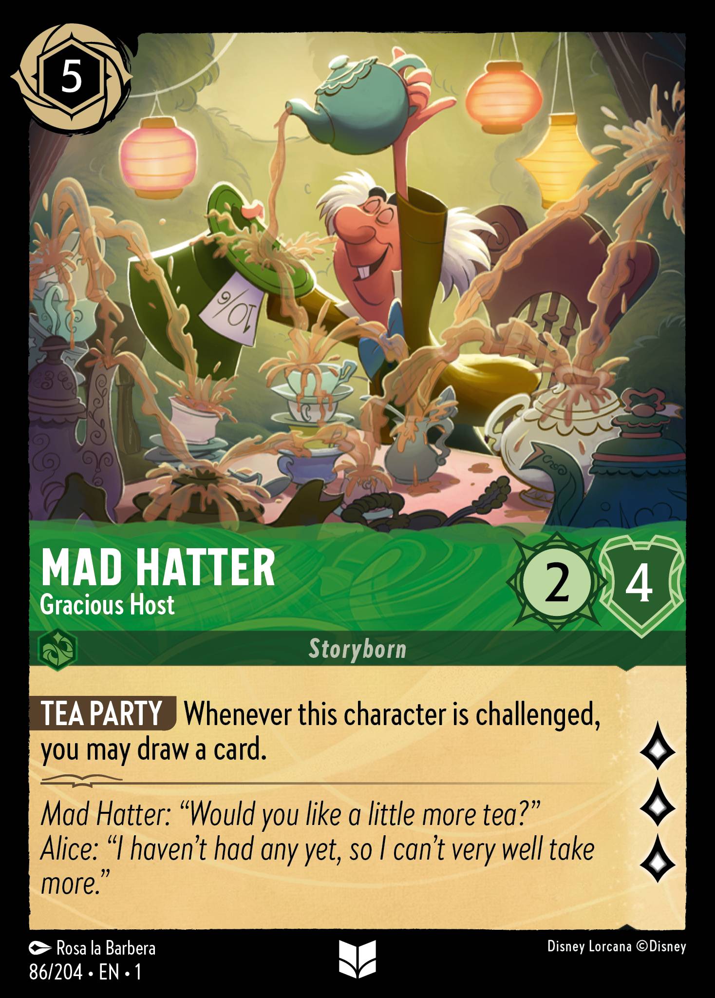 Mad Hatter - Gracious Host (English)
