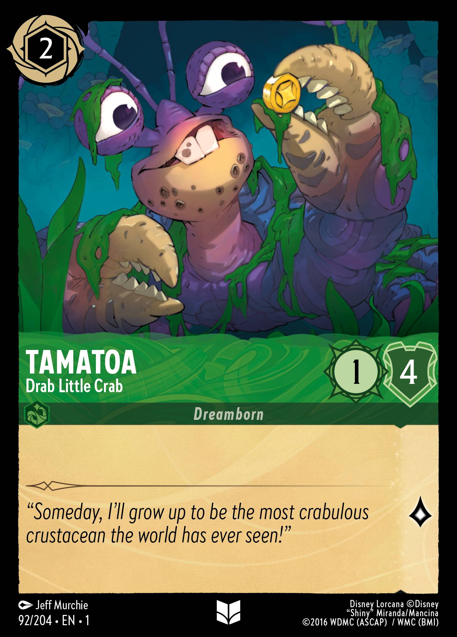 Tamatoa - Drab Little Crab (English)