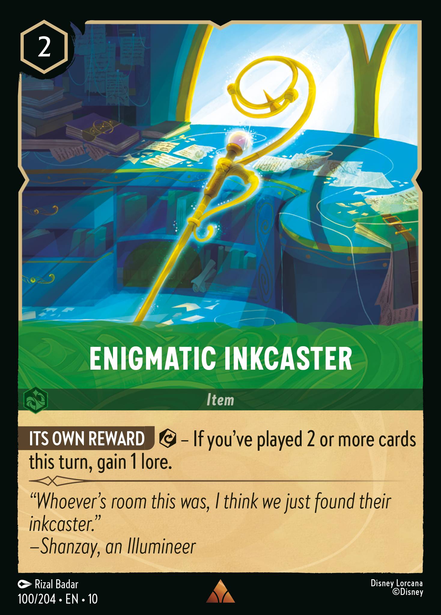 Enigmatic Inkcaster (English)