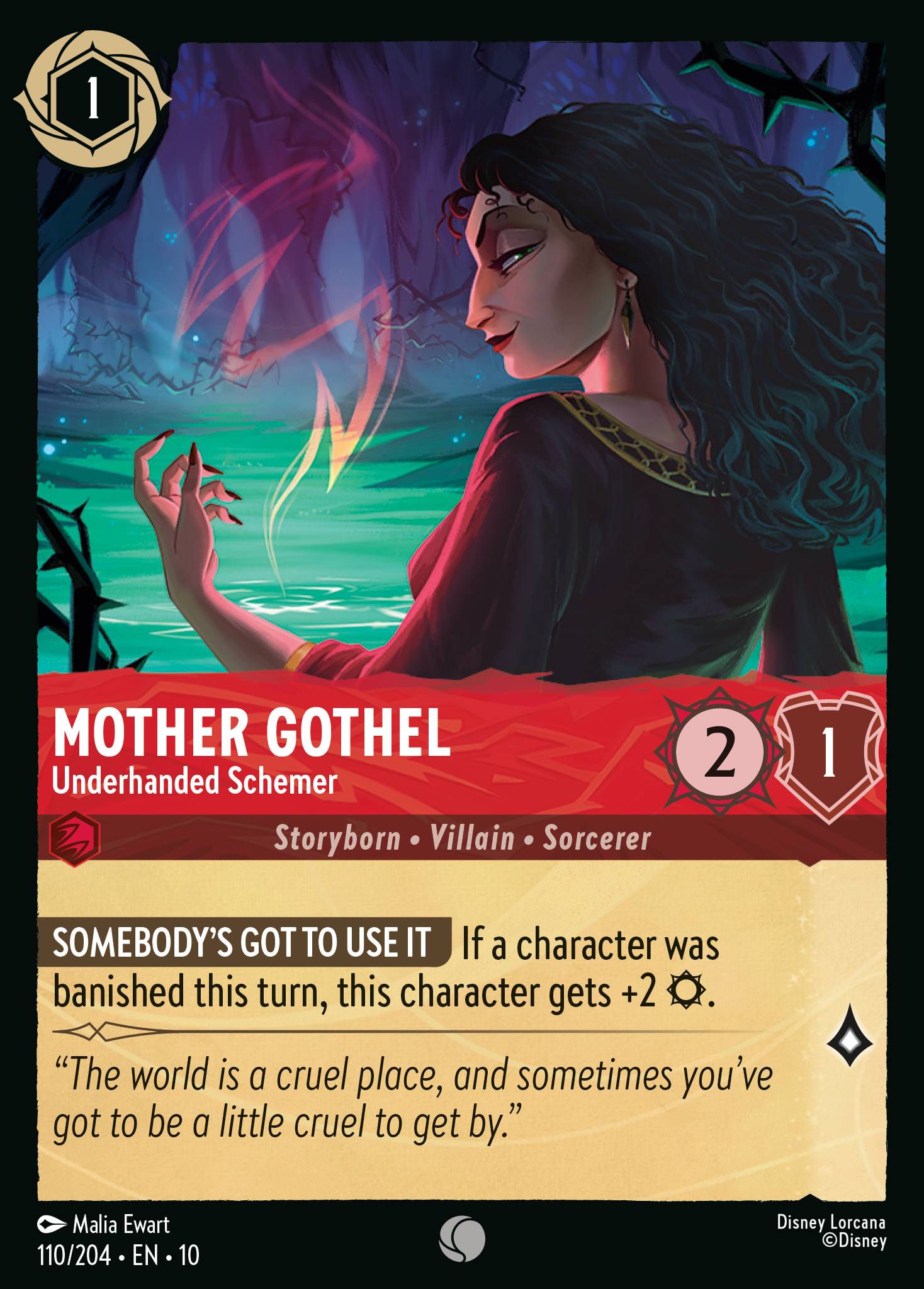 Mother Gothel - Underhanded Schemer (English)
