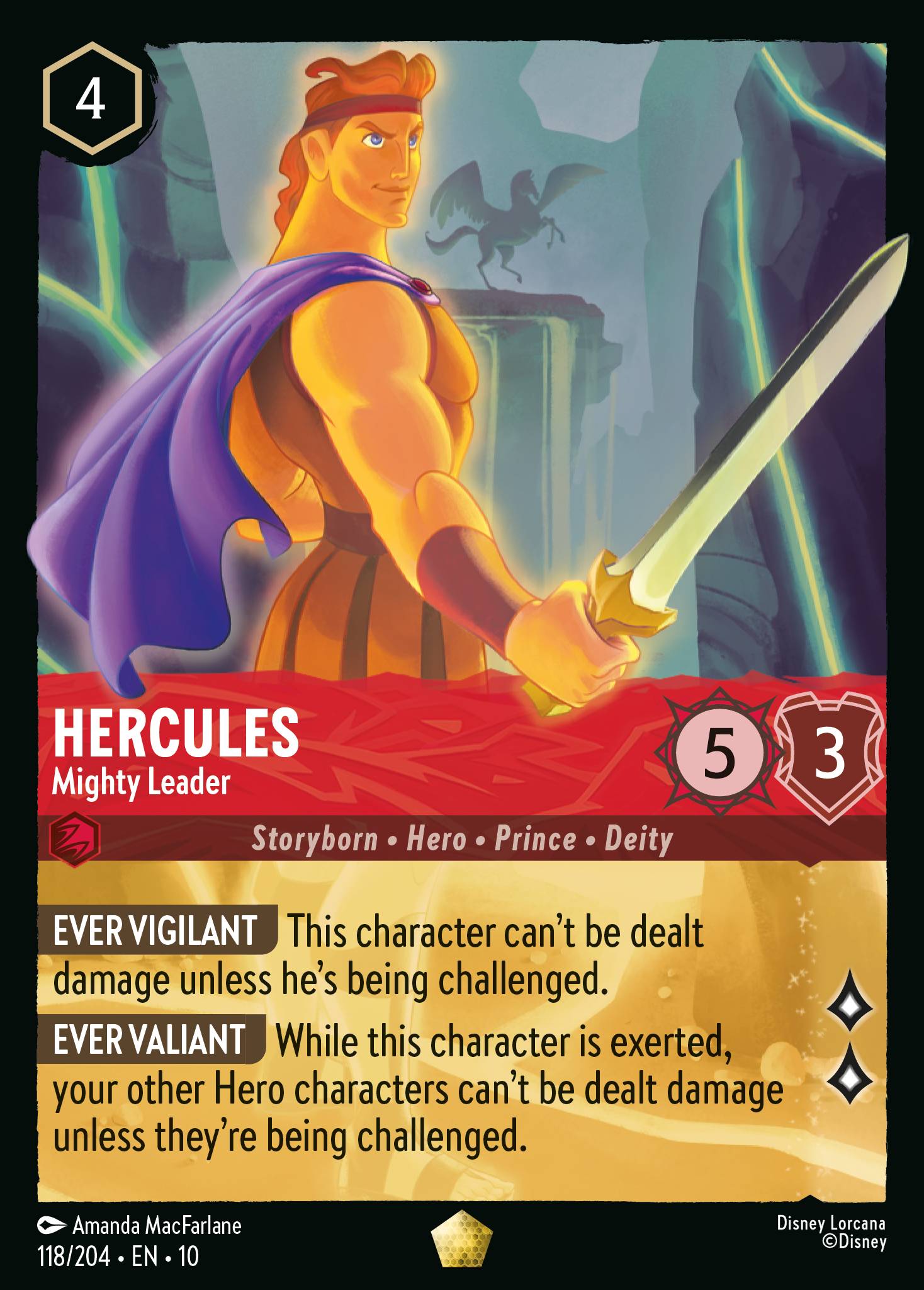 Hercules - Mighty Leader (Legendary) (English)