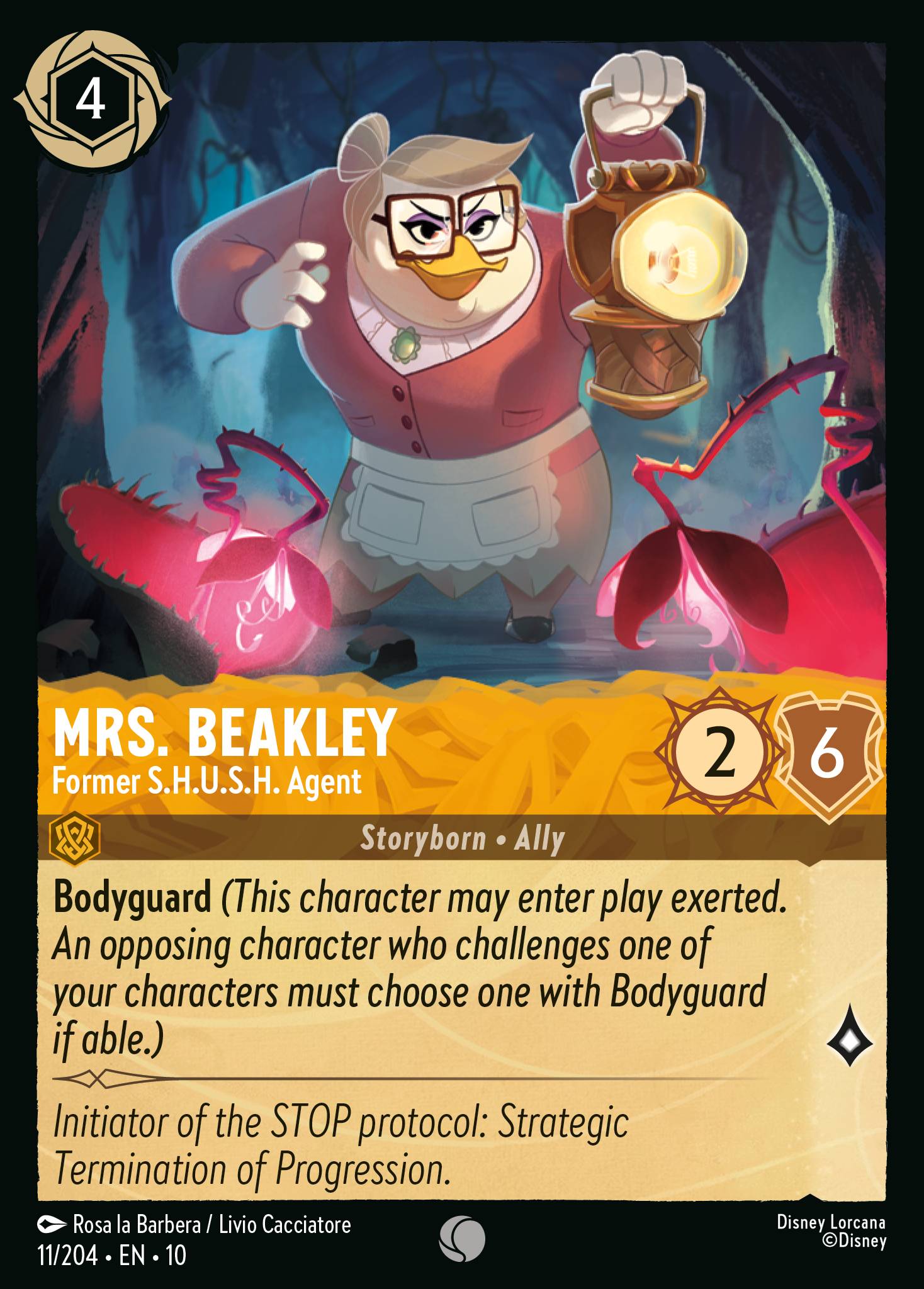Mrs. Beakley - Former S.H.U.S.H. Agent (English)