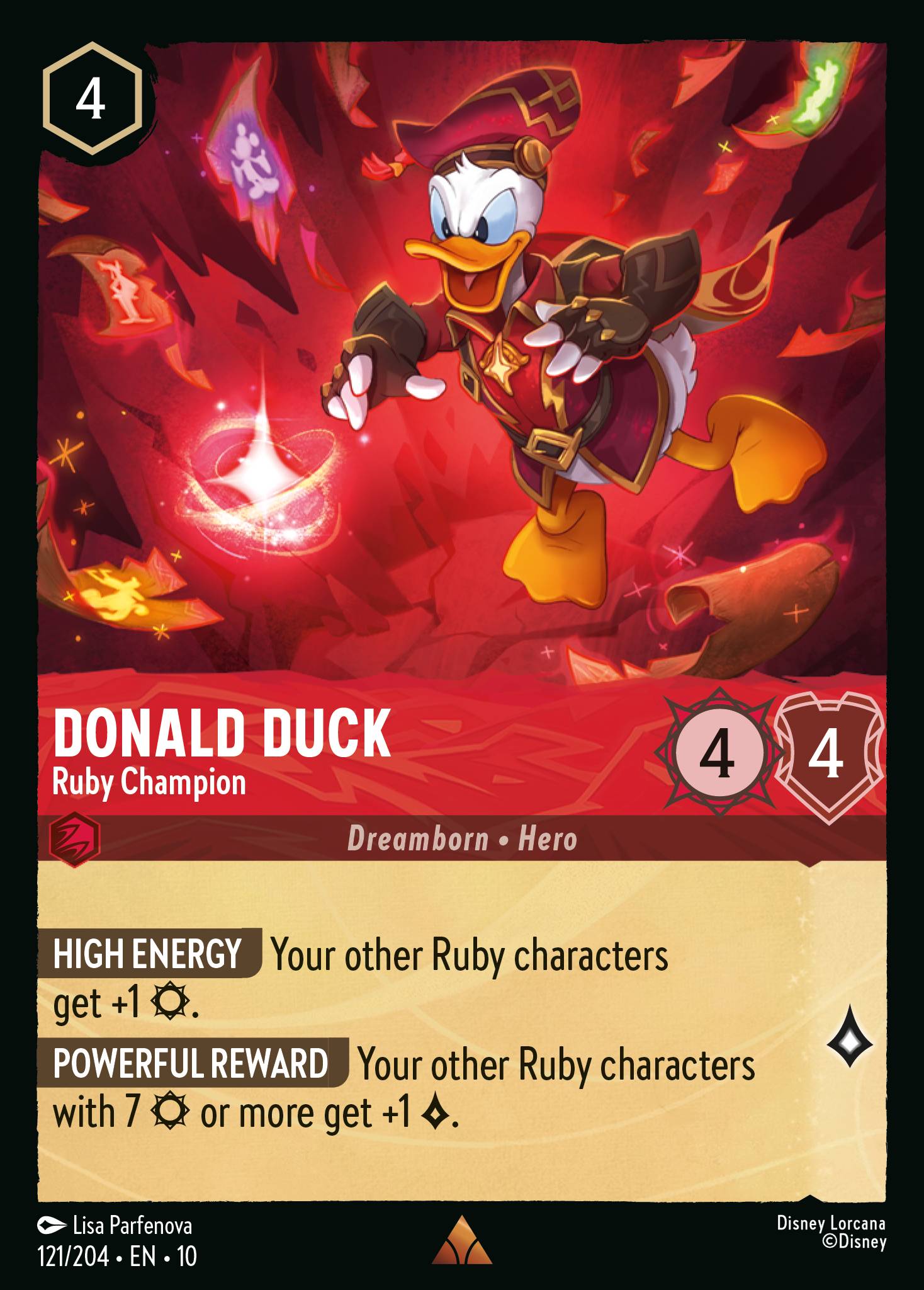 Donald Duck - Ruby Champion (English)