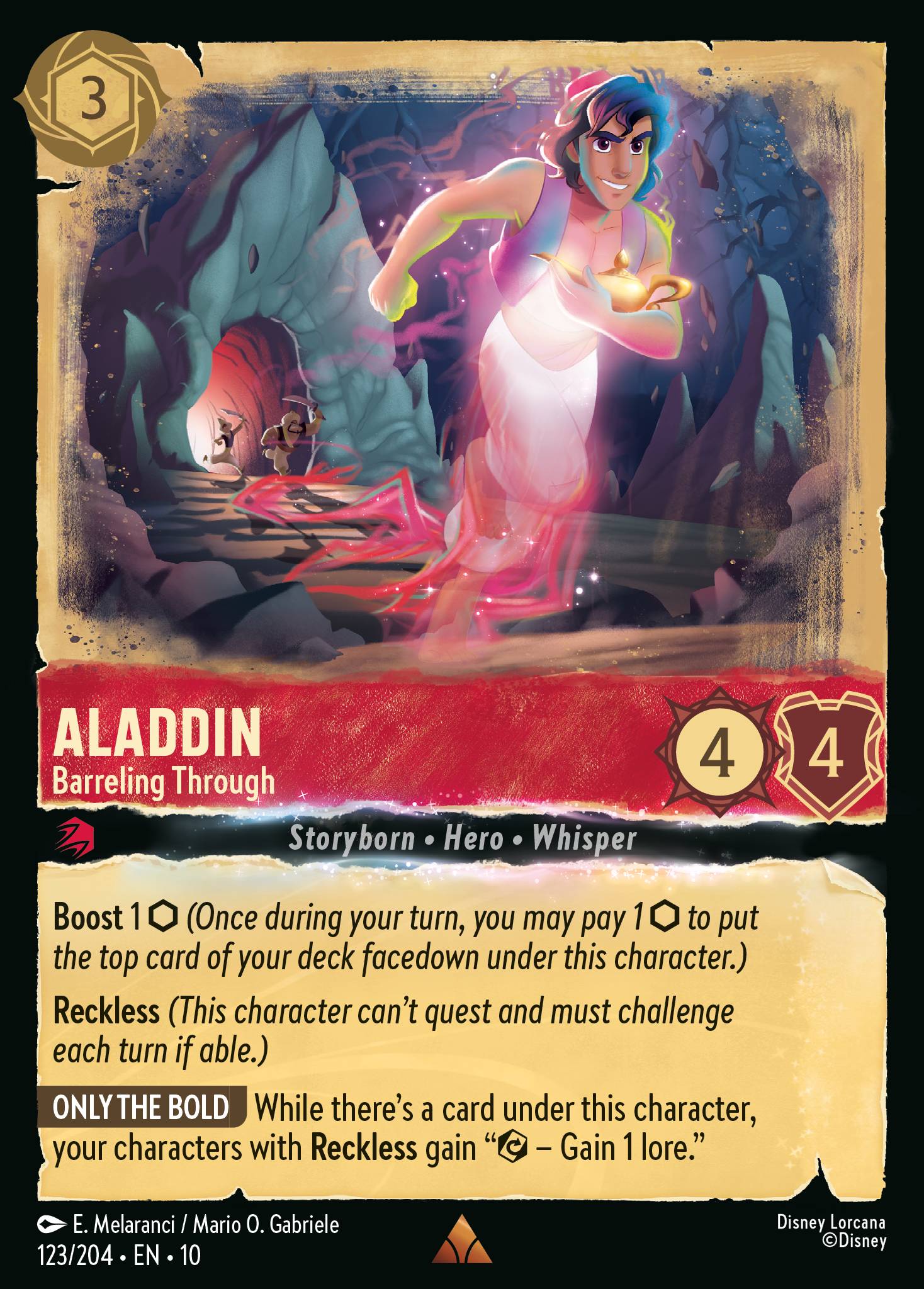 Aladdin - Barreling Through (English)